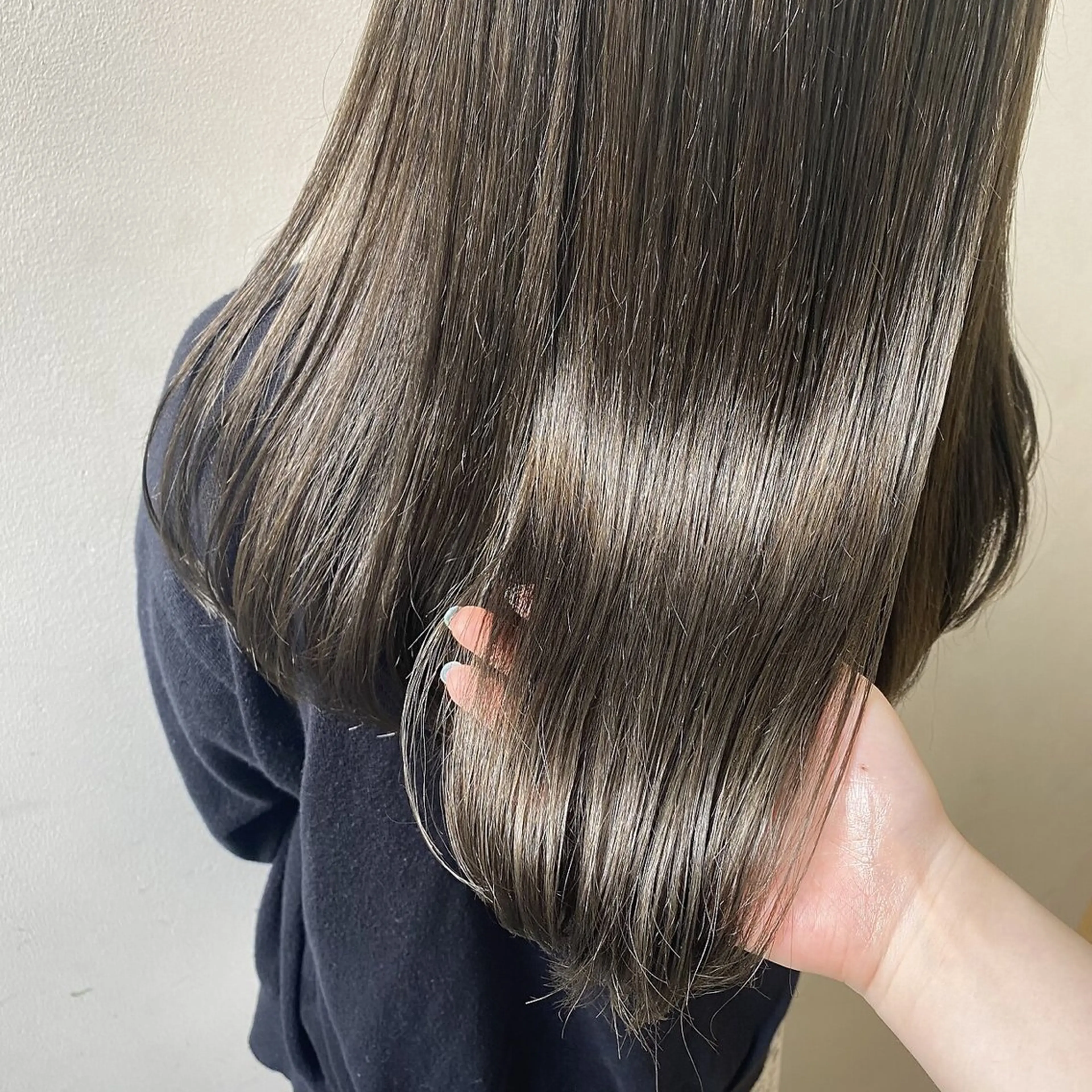 ✨️艶髪✨️💎nina髪質改善カラー＋最高級ハホニコラメラメトリートメント💎の写真