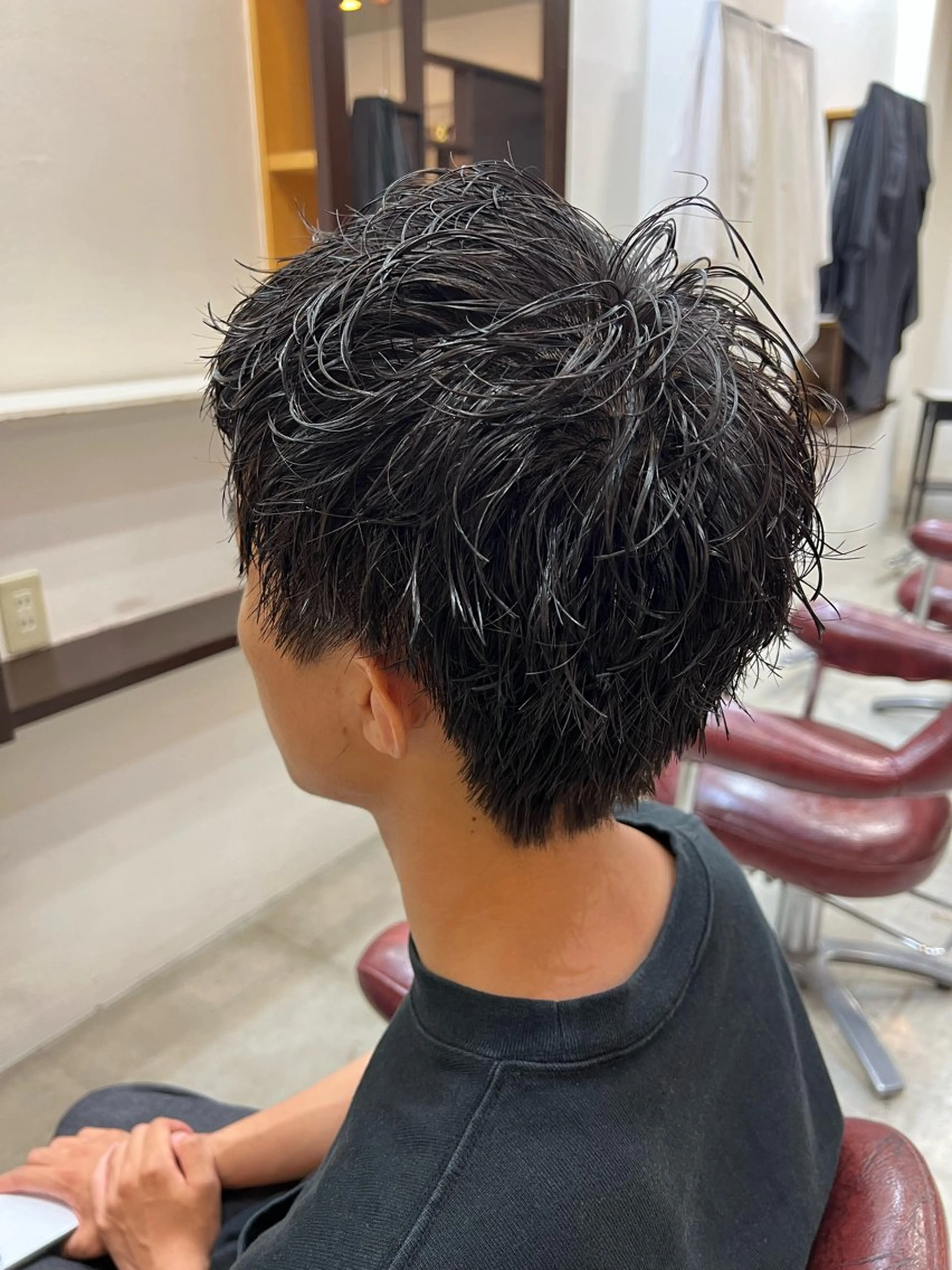 メンズ メンズパーマ 吉岡 なみのヘアスタイル