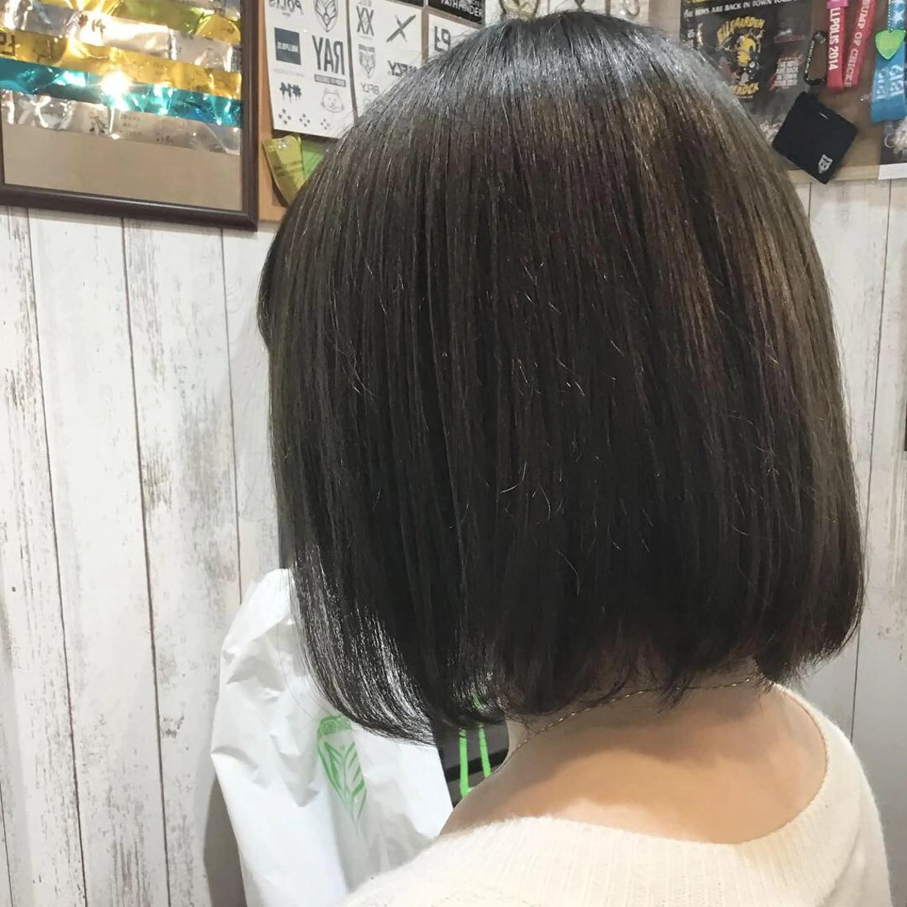 ショート カラー パーマ 金崎 新吾のヘアスタイル