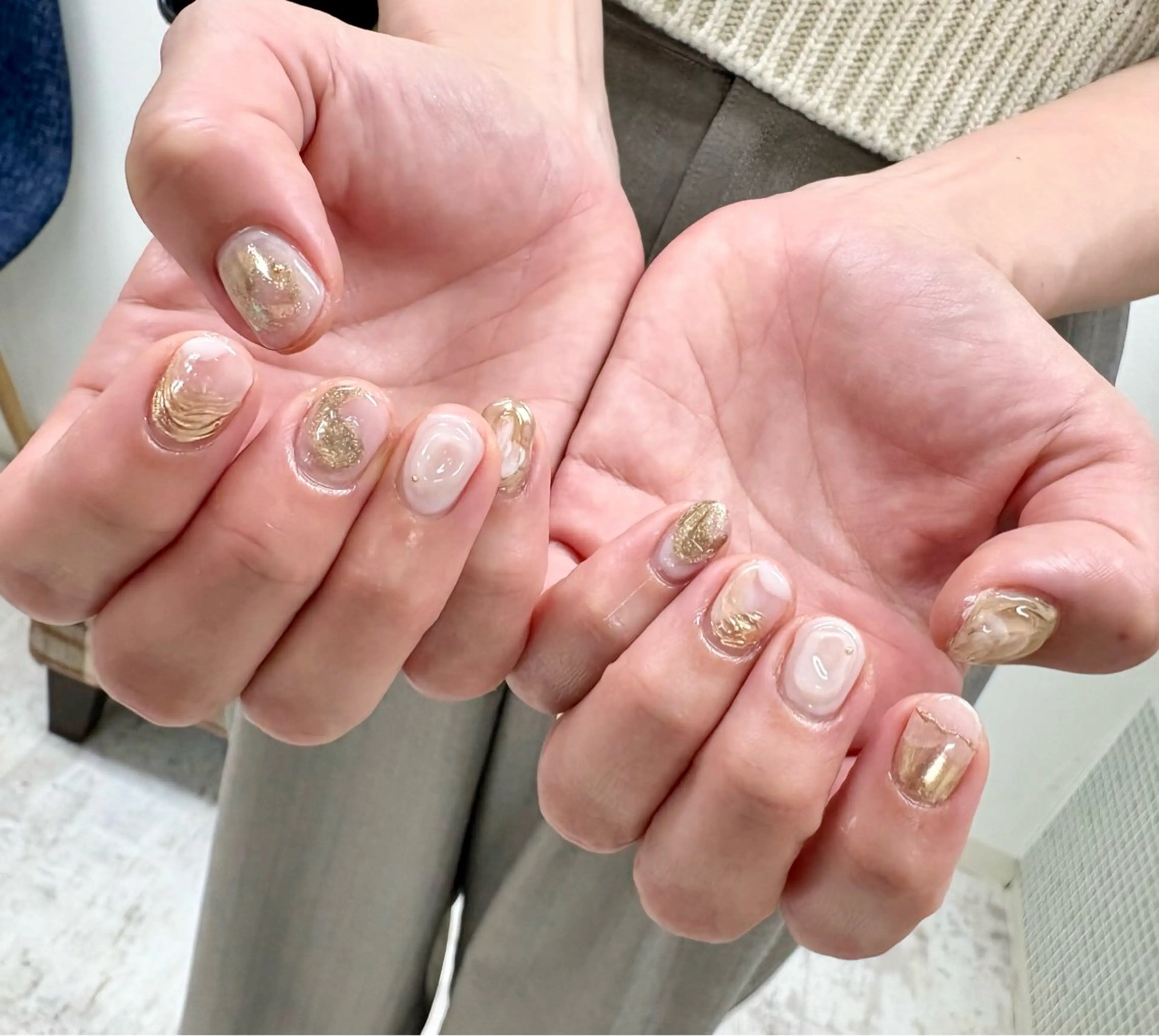 ネイル 持ち込み 吉田 里菜のネイルデザイン