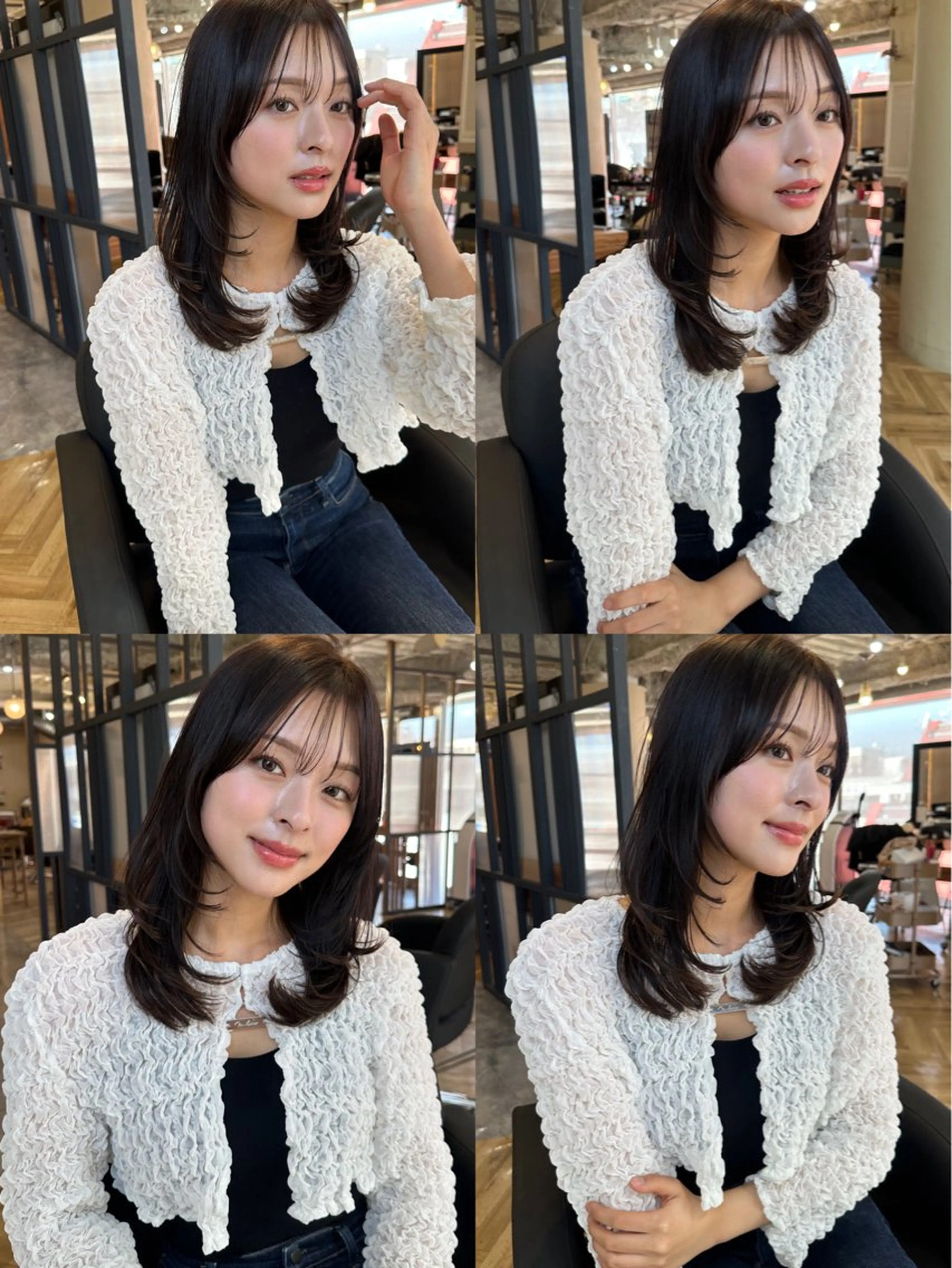 ミディアム 鎌倉 彩のヘアスタイル