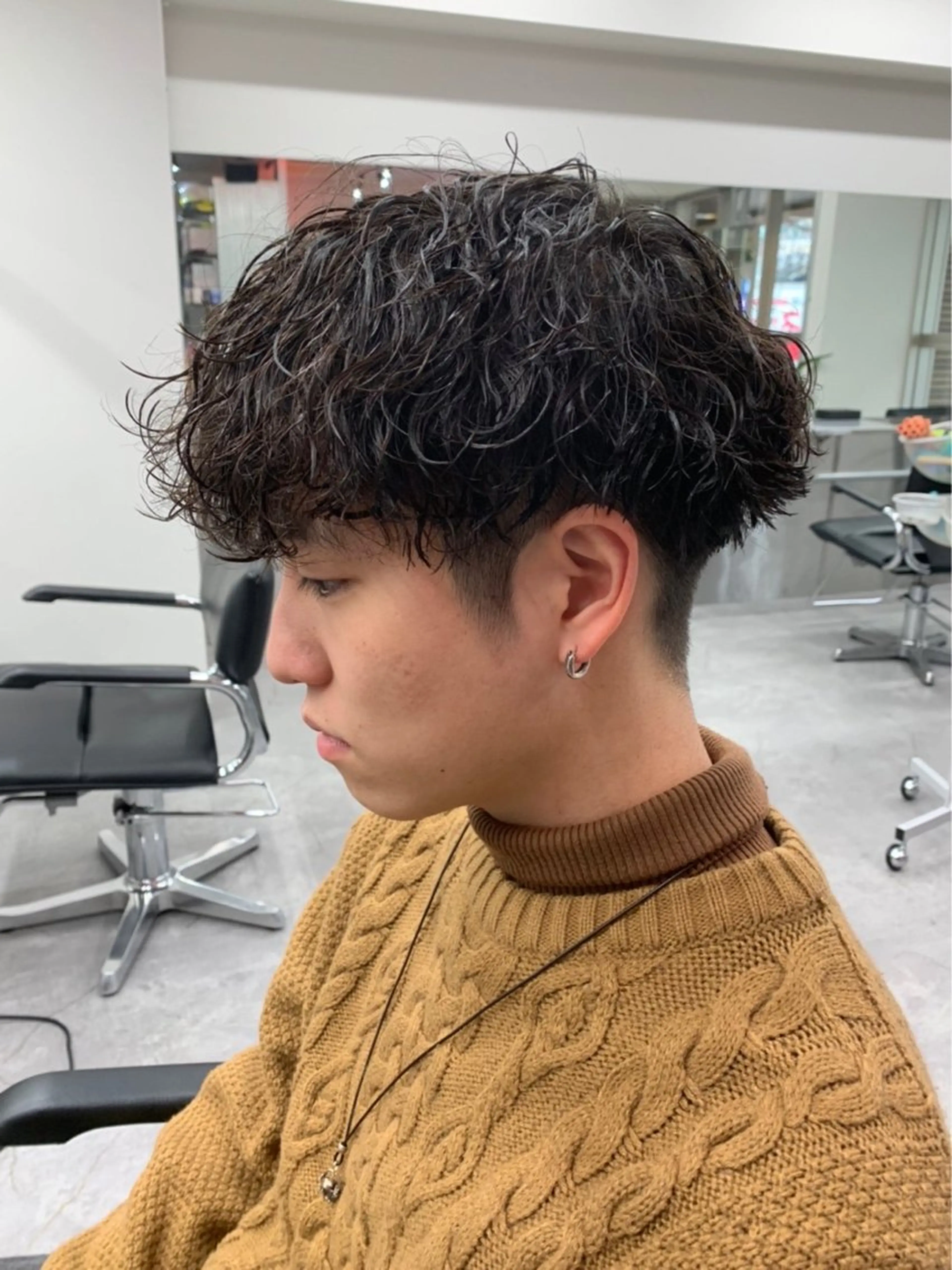 ショート カラー パーマ メンズ カット パーマ パーマ支持率No.1 ❤️🔥安成弾のヘアスタイル
