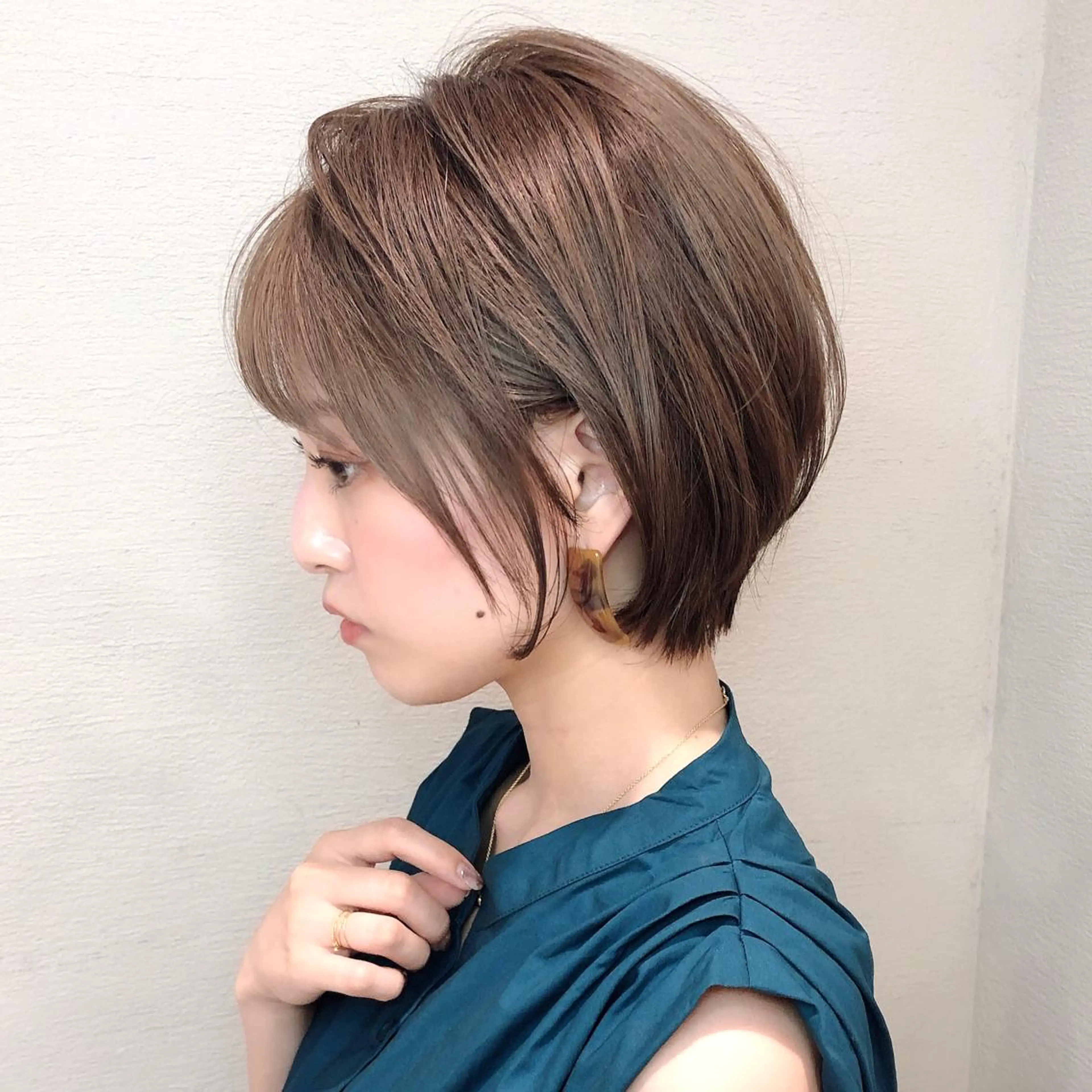 ショート カラー パーマ ヘアアレンジ キッズ ネイル マツエク・マツパ ショートヘア トリートメント ニュアンスネイル ショートネイル ニュアンスパーマ カット ヘアカラー トリートメント ショートの神✨AFL OAT 井上康平のヘアスタイル