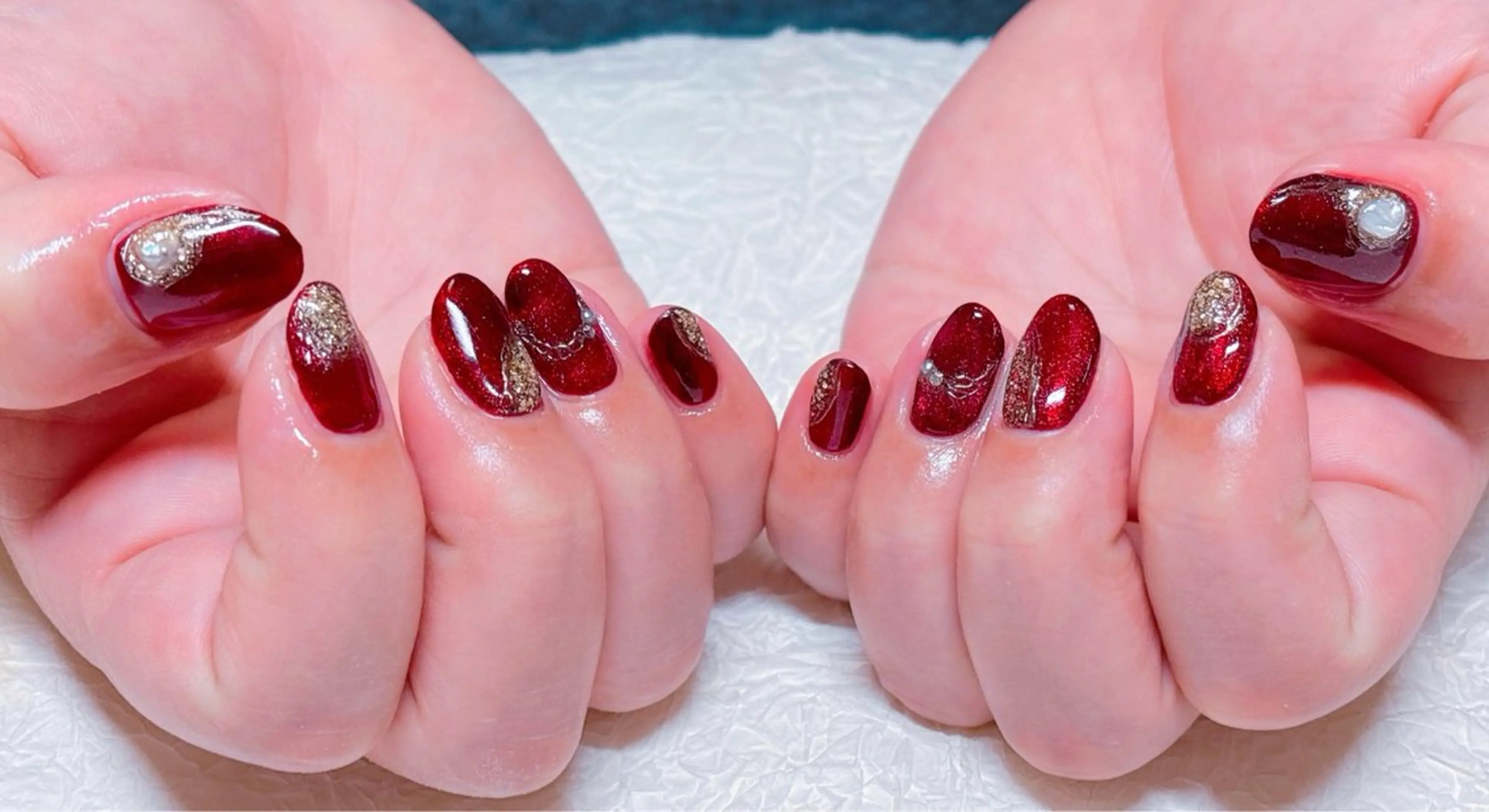 ネイル 冬ネイル クリスマス ハンドネイル ハンドケア ゆ か_Nails💫のネイルデザイン