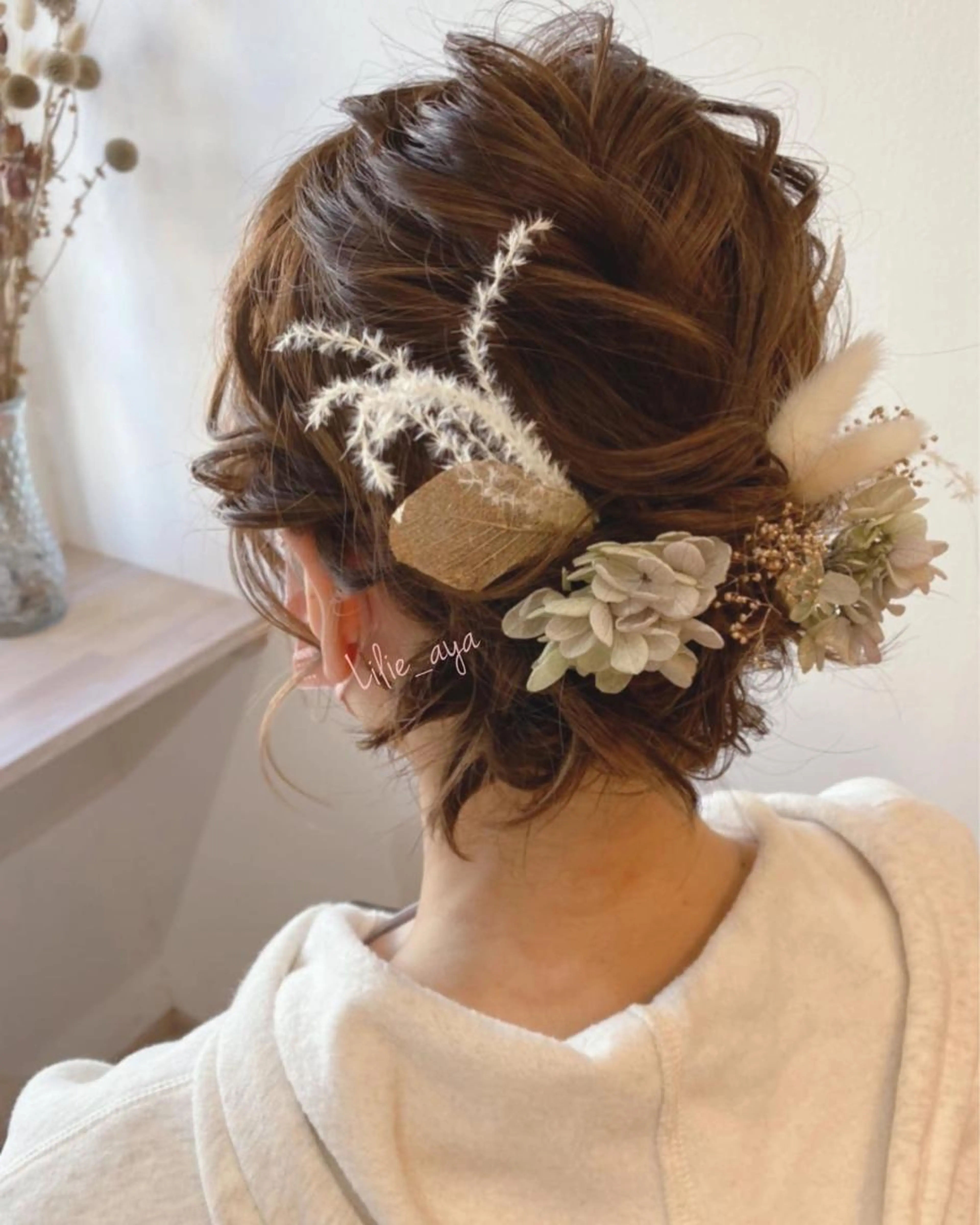 ヘアセットの写真