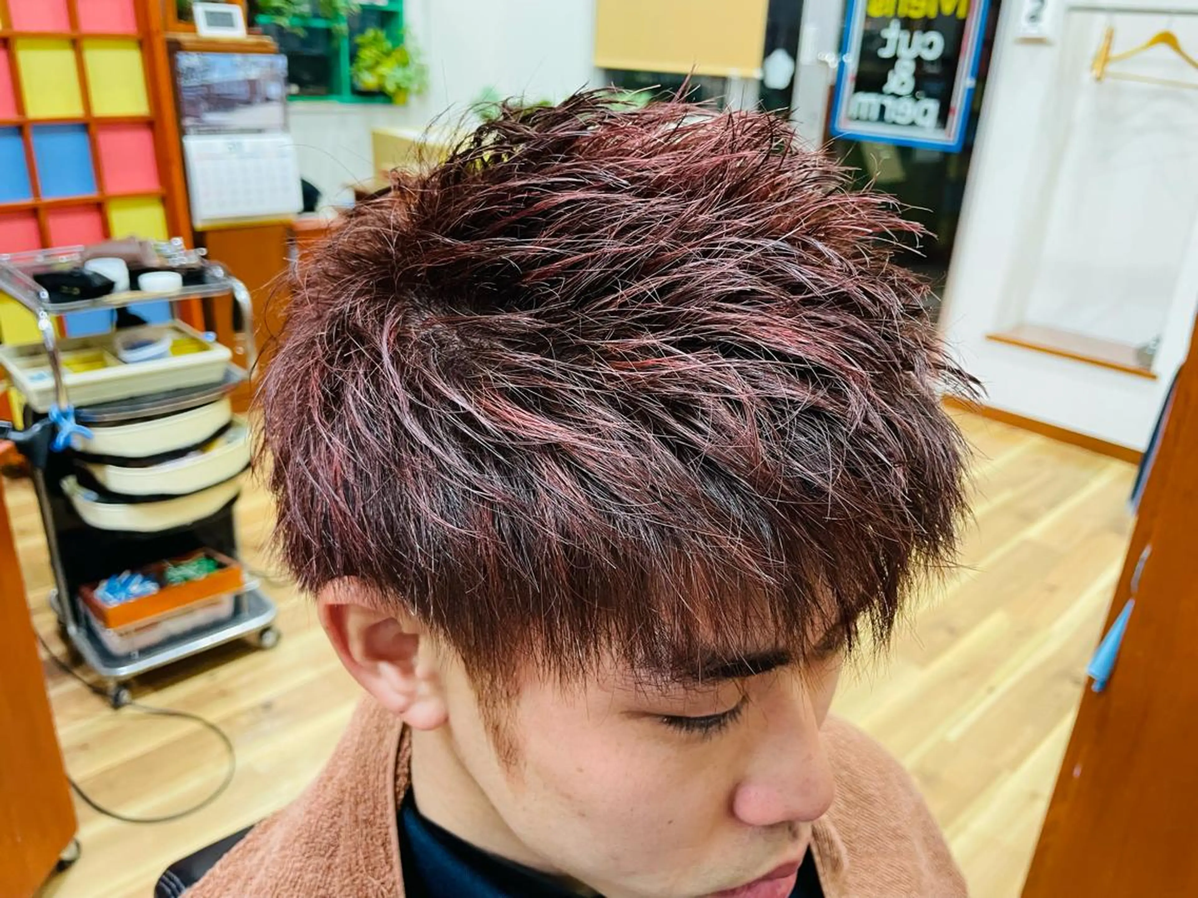 カラー メンズ 吉村 拓也のヘアスタイル