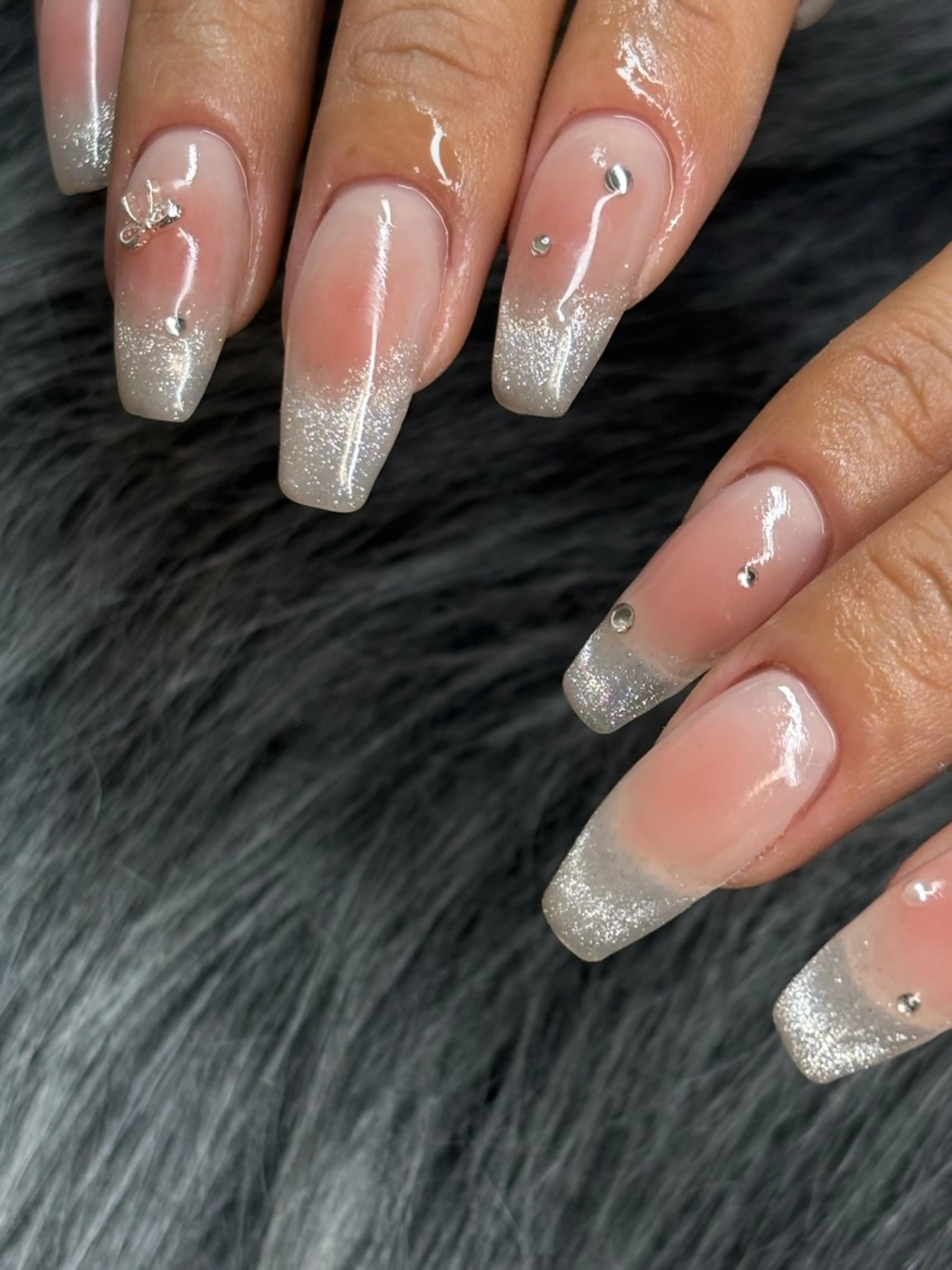 ネイル チークネイル フレンチネイル ハンドネイル nailpark_ MITSUMEのネイルデザイン