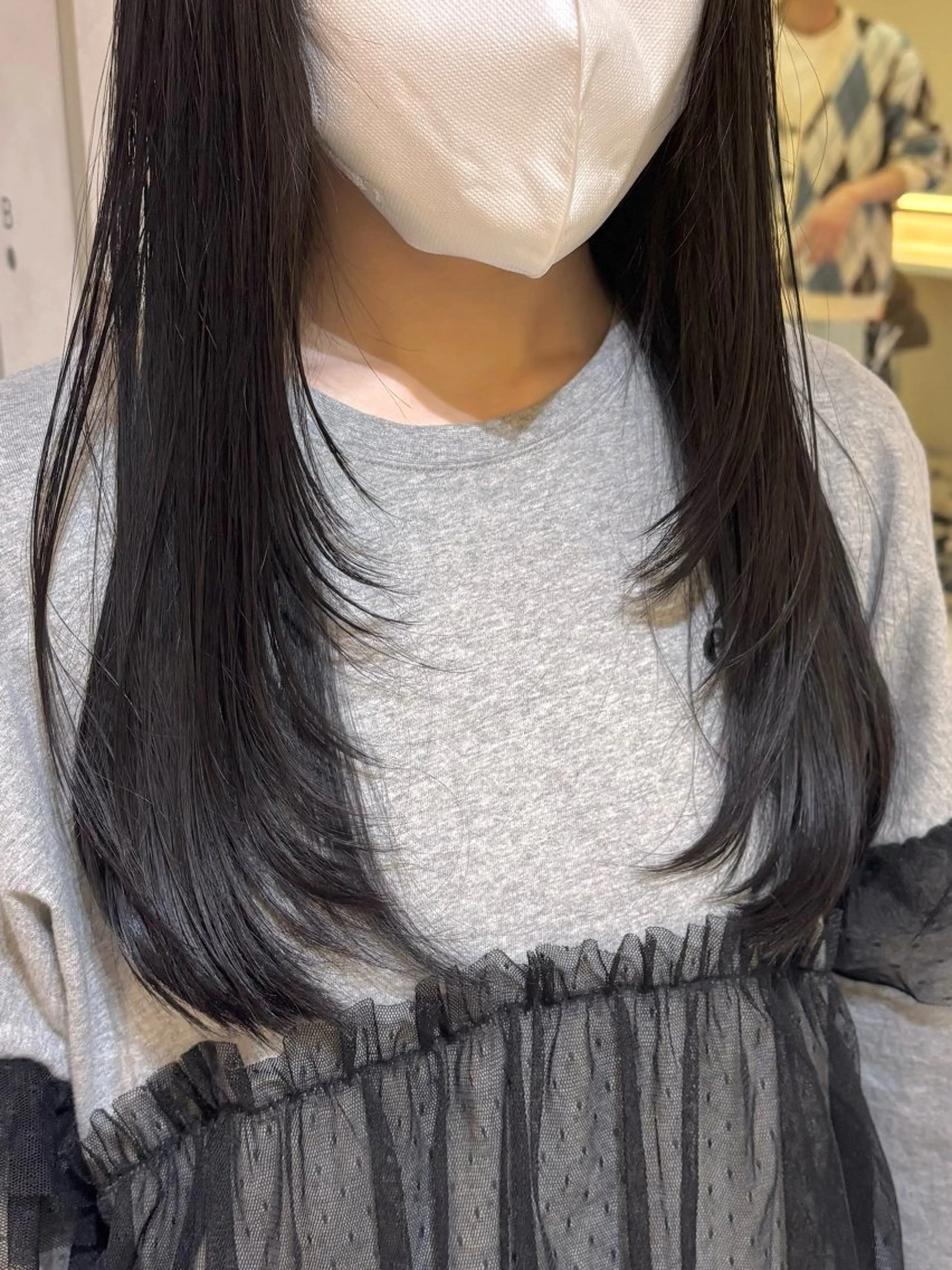 ロング レイヤーカット カット ヘアカラー トリートメント ボブ/レイヤー/透明 感カラー/Dai🌿のヘアスタイル
