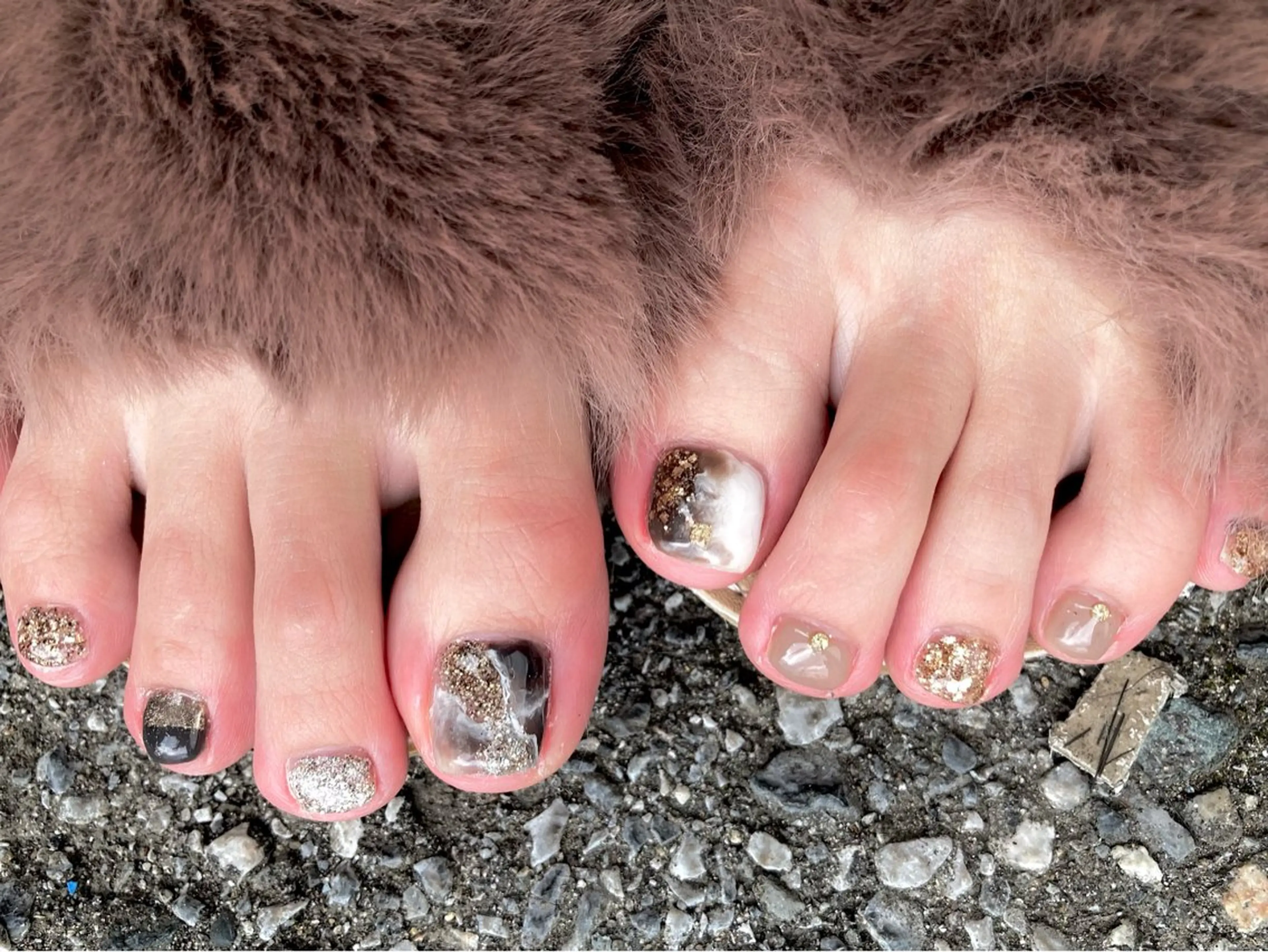 【ご新規様】フットネイルアートし放題（オフなし）の写真