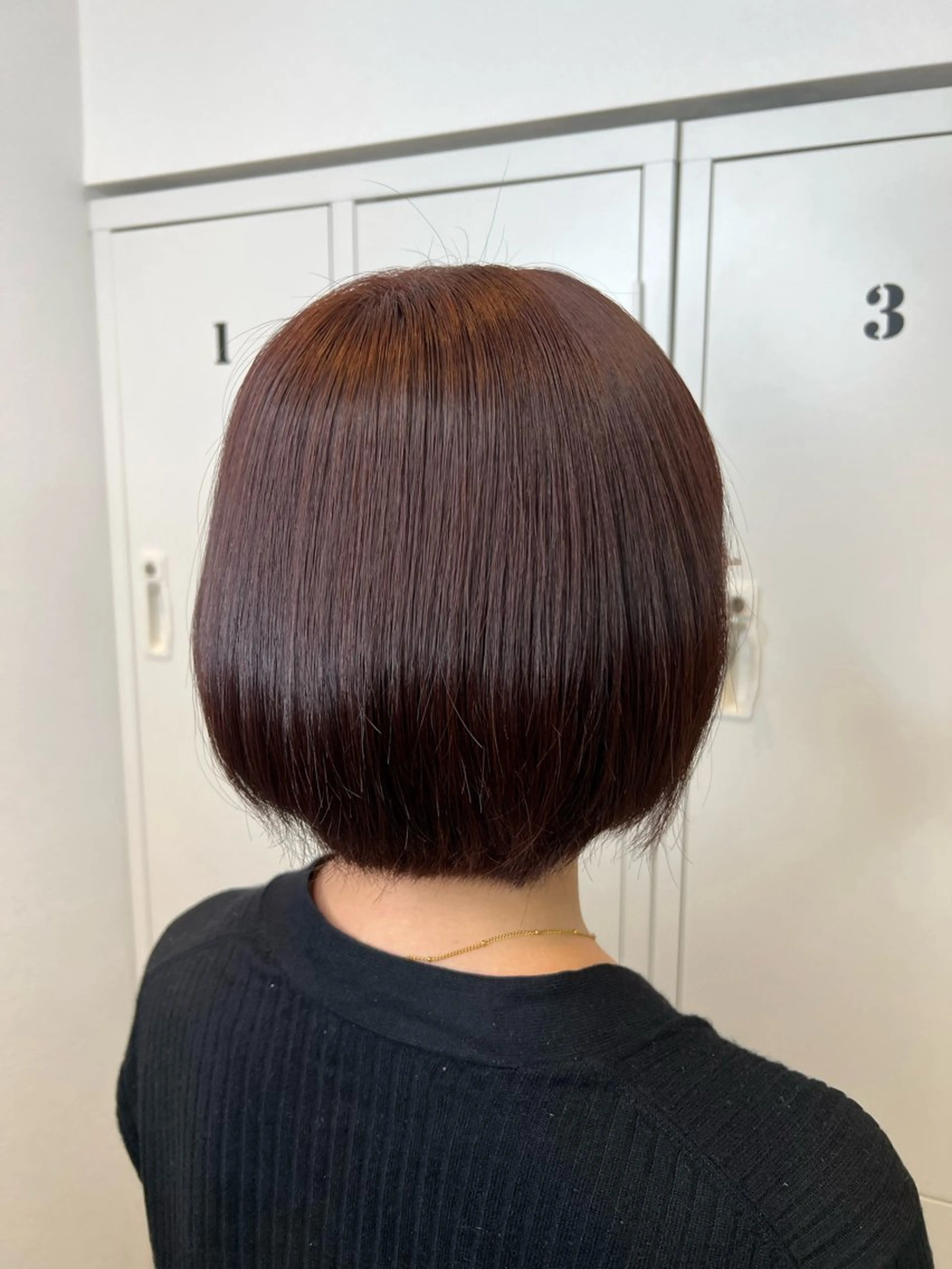 ショート カラー ブラウンカラー 透明感カラー ピンクカラー ピンクブラウン ショート/ウルフ カットモデル募集のヘアスタイル