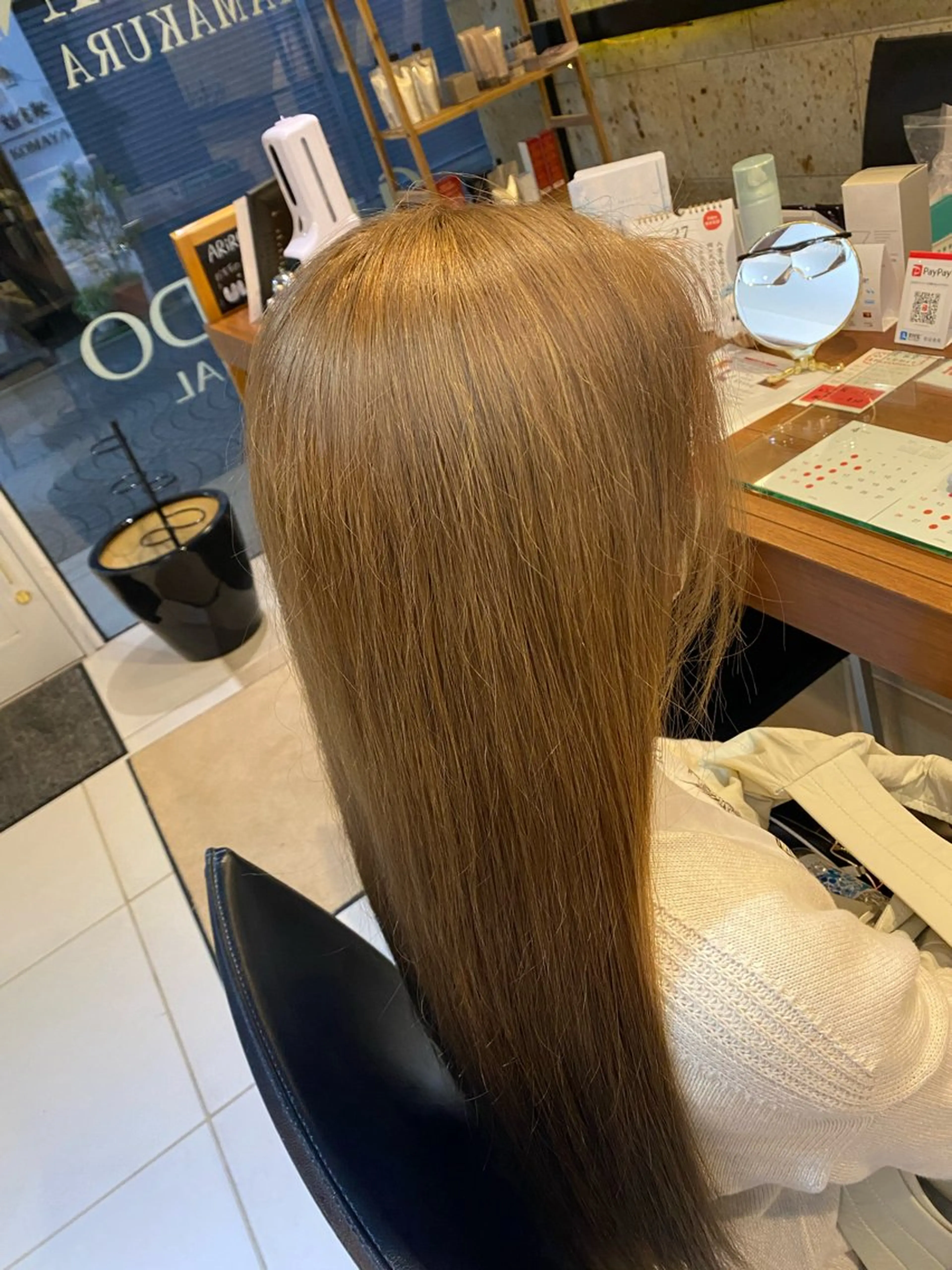 ロング カラー オーガニックカラー/ 髪質改善/暗髪/ボブのヘアスタイル