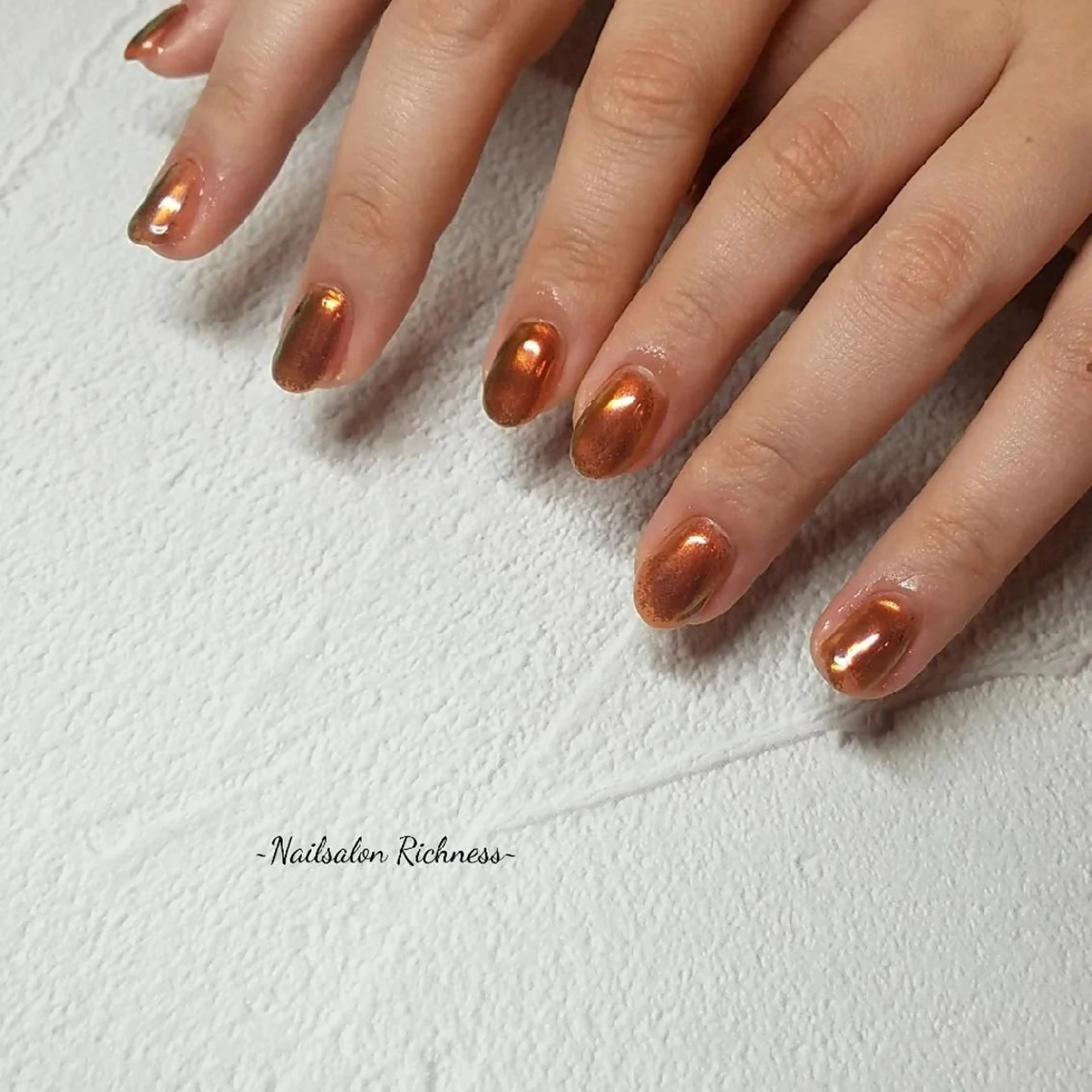 ネイル ミラーネイル ワンカラーネイル I. Yukariのネイルデザイン