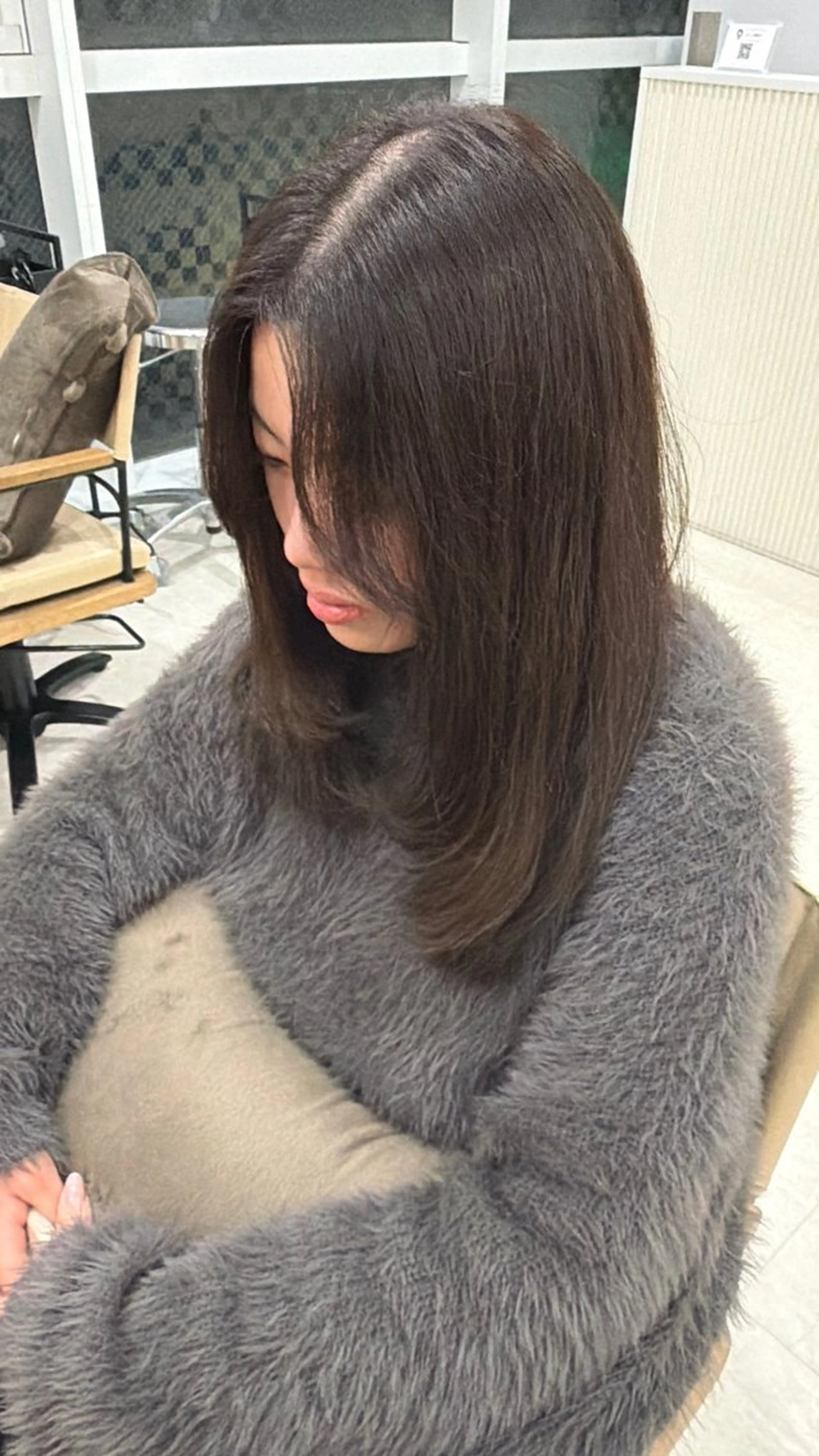 ロング 田中 怜菜のヘアスタイル