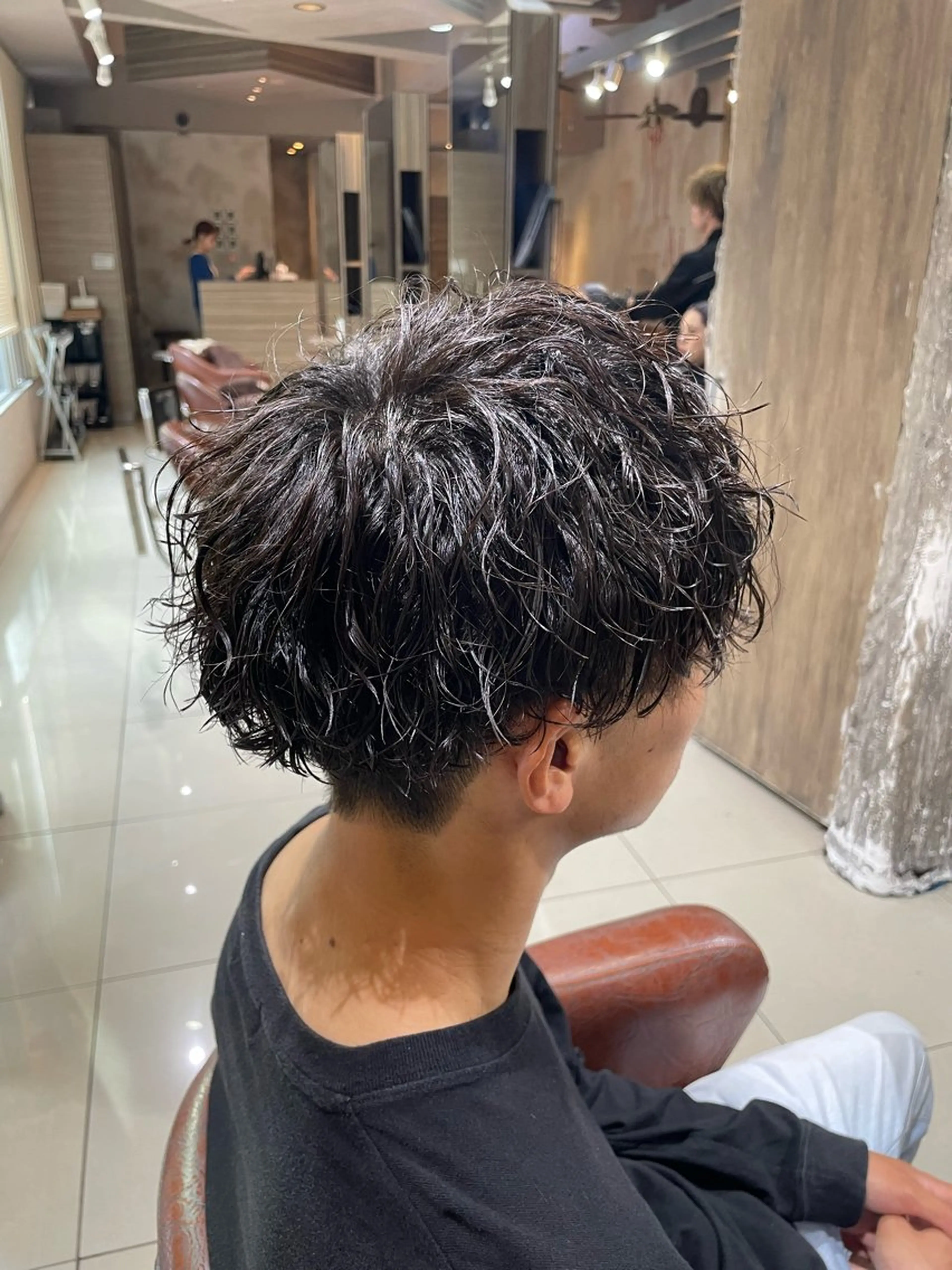 ショート パーマ メンズ カット パーマ 🔷メンズ推し🔷 遠藤暖大のヘアスタイル