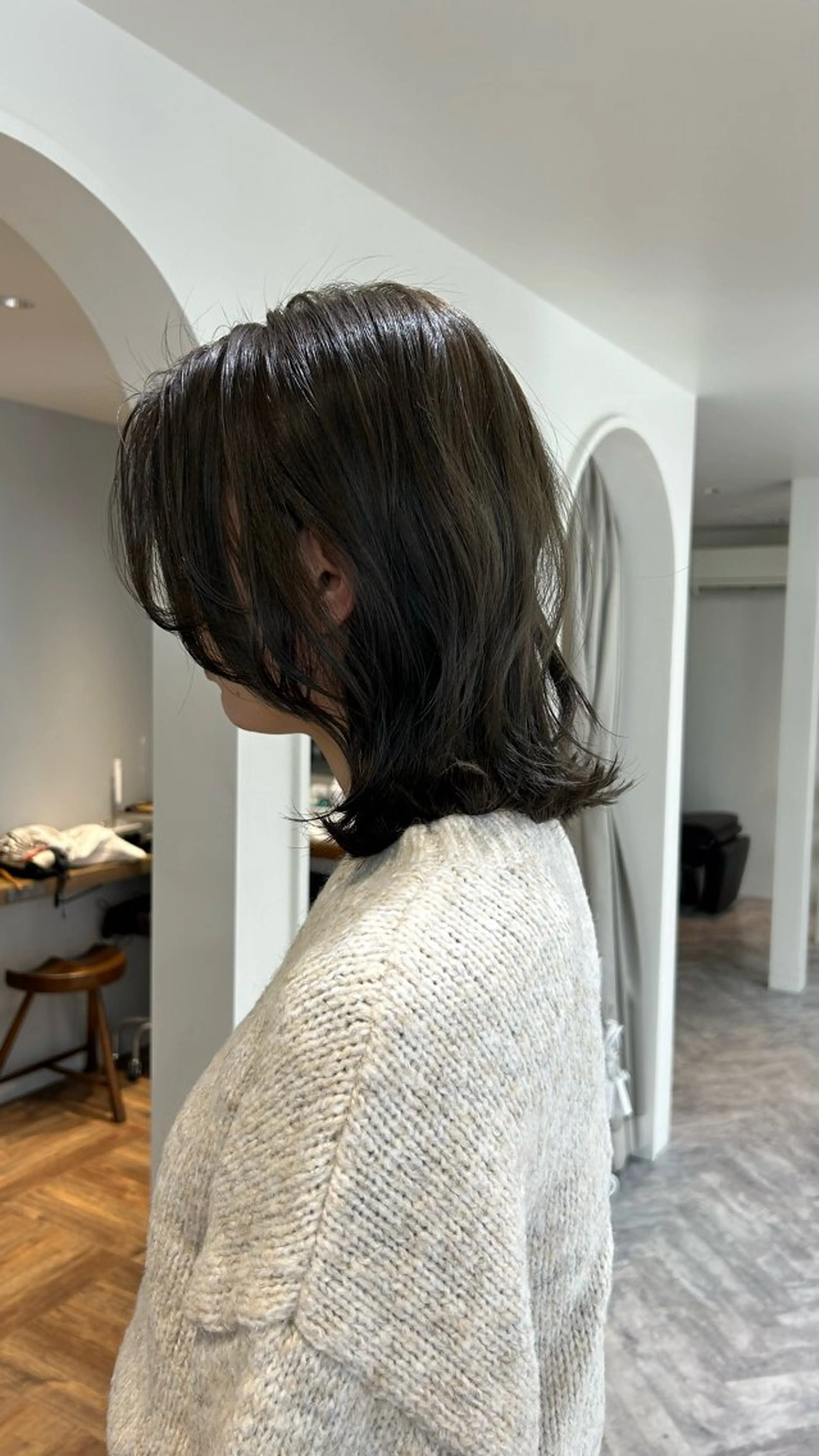 ミディアム カラー カット ヘアカラー じゅわっと暖色カラー 🍊Moemiのヘアスタイル