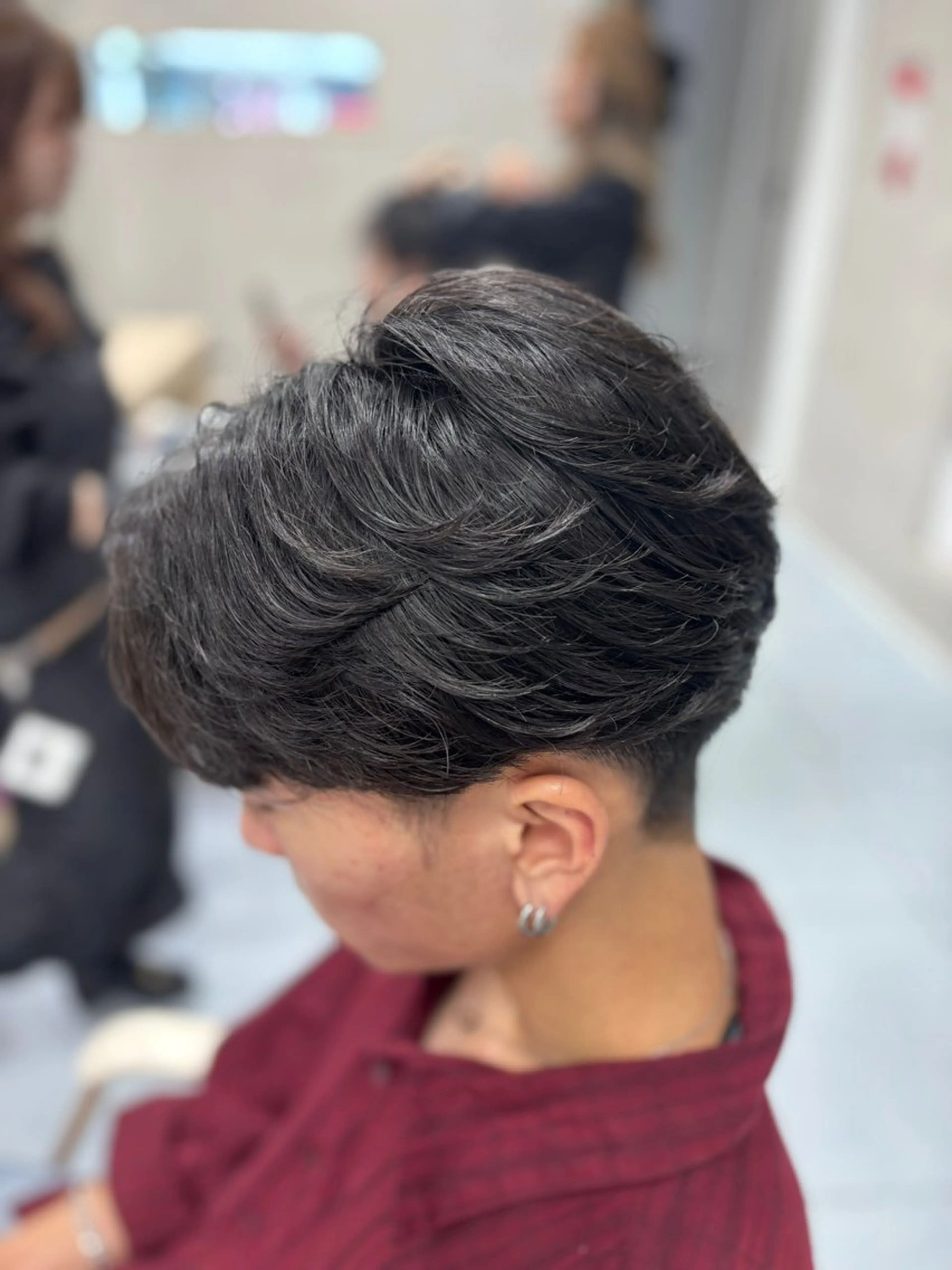 ショート パーマ メンズ カット パーマ メンズ特化韓国風 パーマスタイル/りんのヘアスタイル