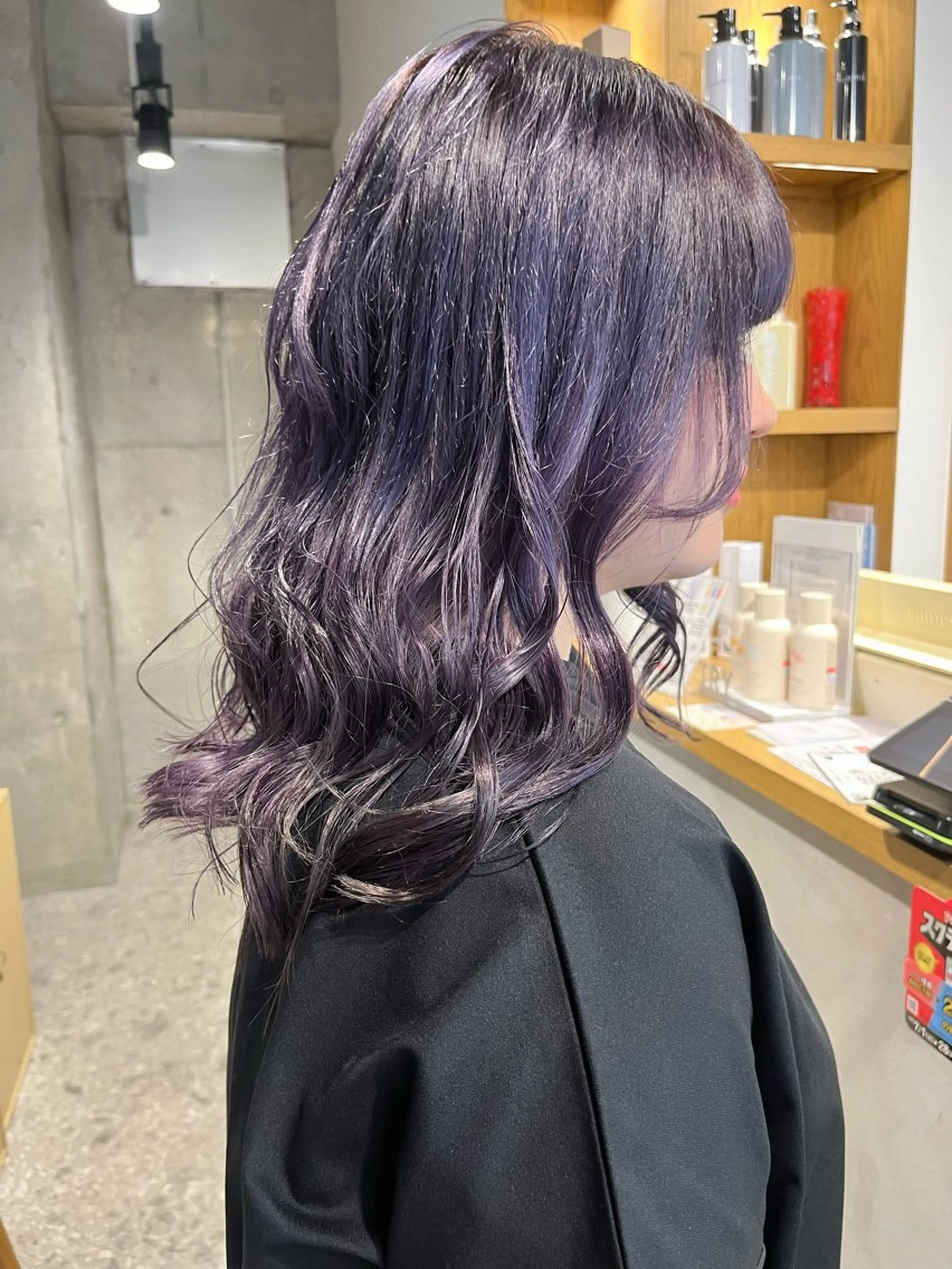 カラー ラベンダーカラー ラベンダーピンク ピンクカラー ヘアカラー ️🩵LUFE ayano️🩵のヘアスタイル