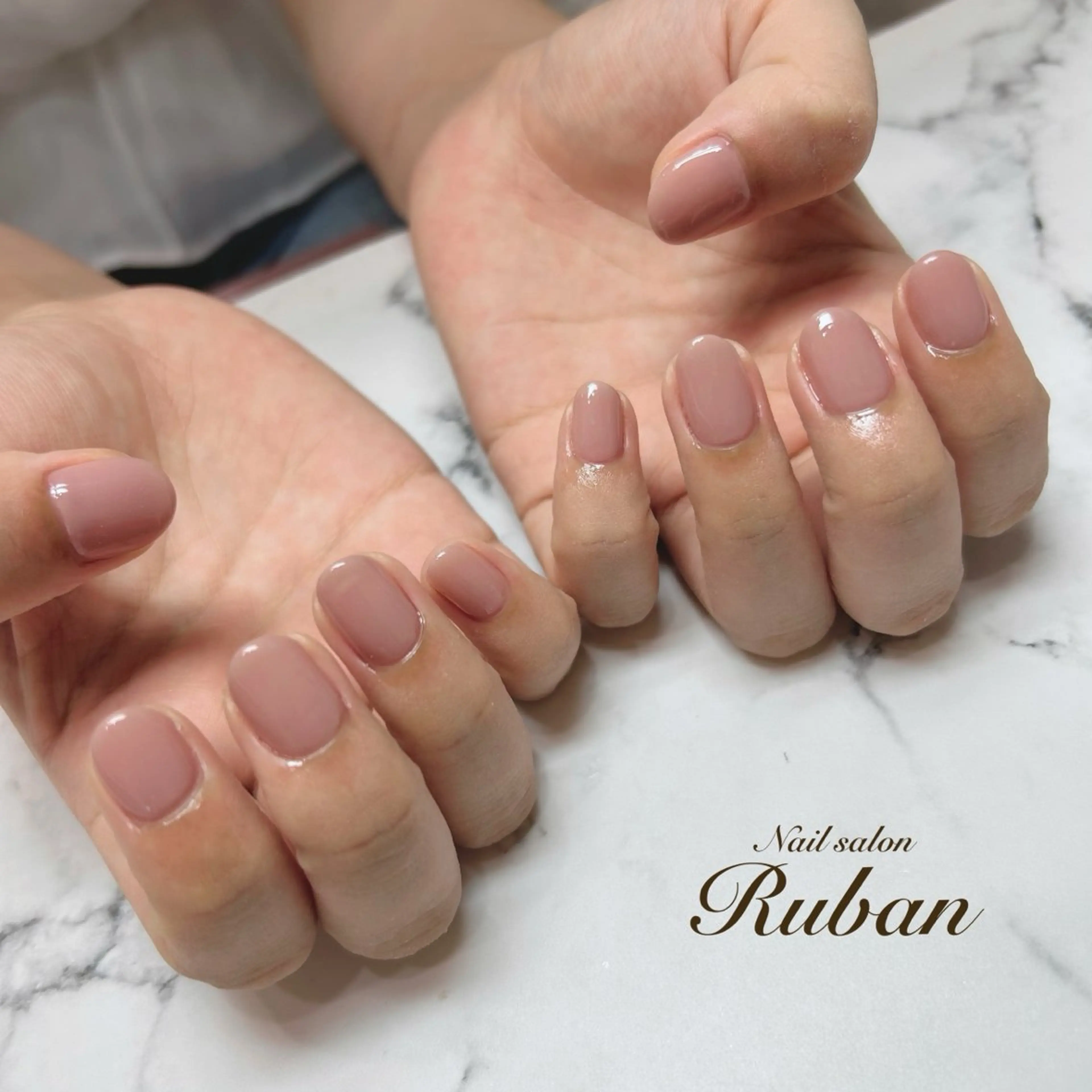 ネイル ワンカラーネイル Nail salon Rubanのネイルデザイン