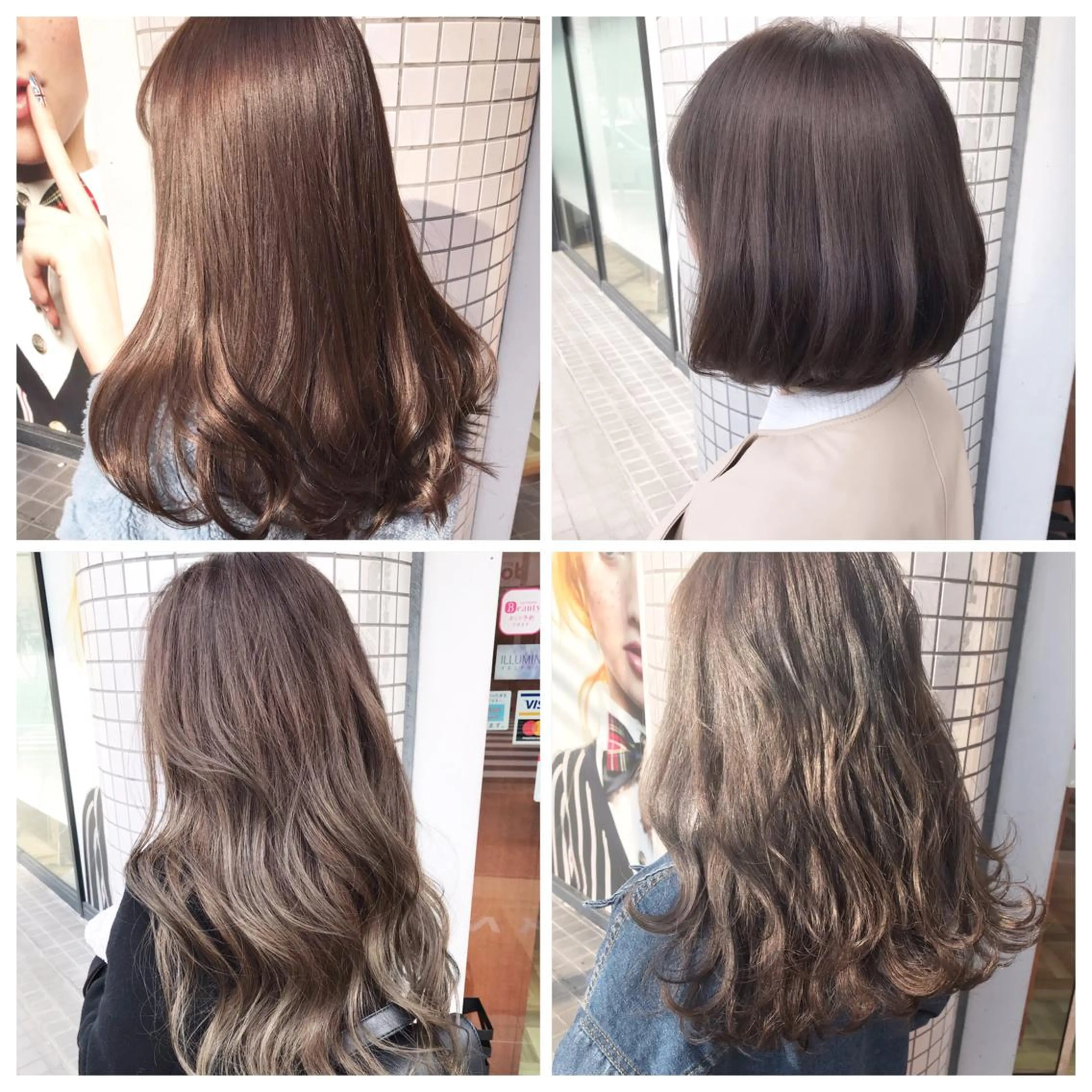 ミディアム 💎馴染むエクステ× 縮毛矯正TOMO💎のヘアスタイル