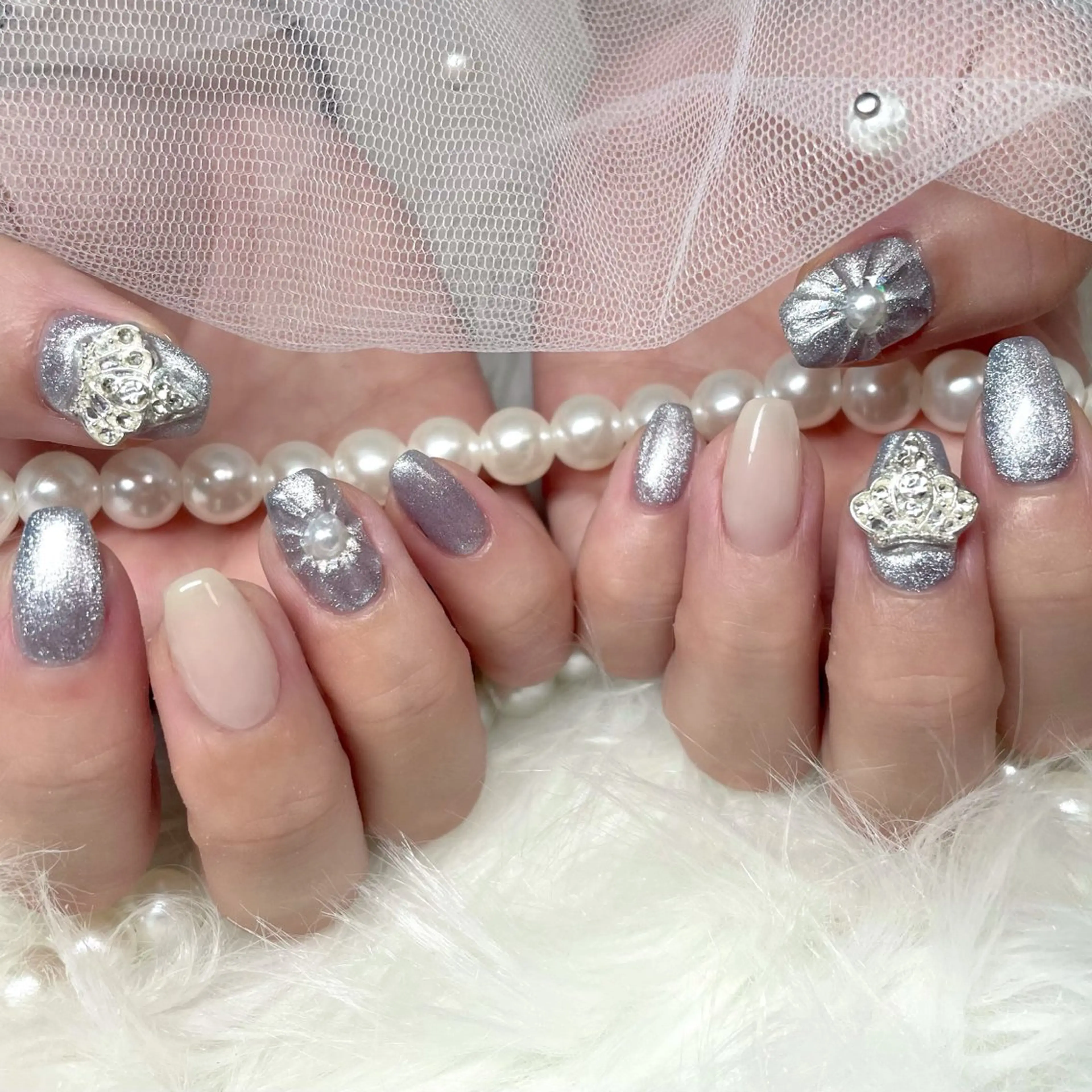 ネイル 持ち込み ハンドネイル forbici 🎀ariaのマツエク・マツパデザイン