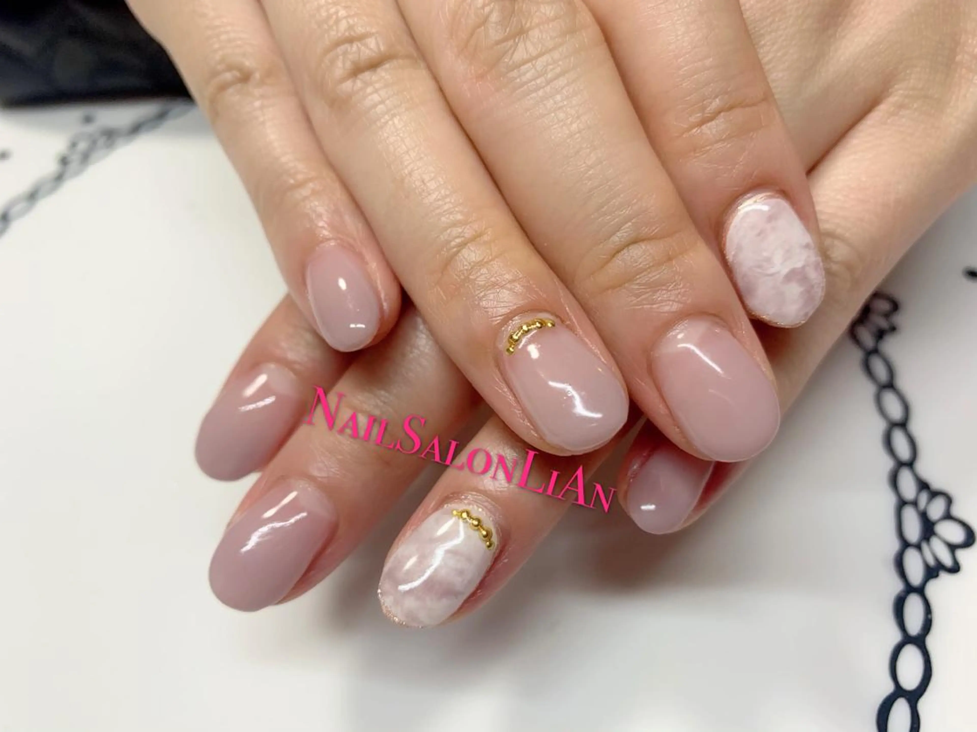 ネイル 持ち込み ハンドネイル NailSalon LiAnのネイルデザイン