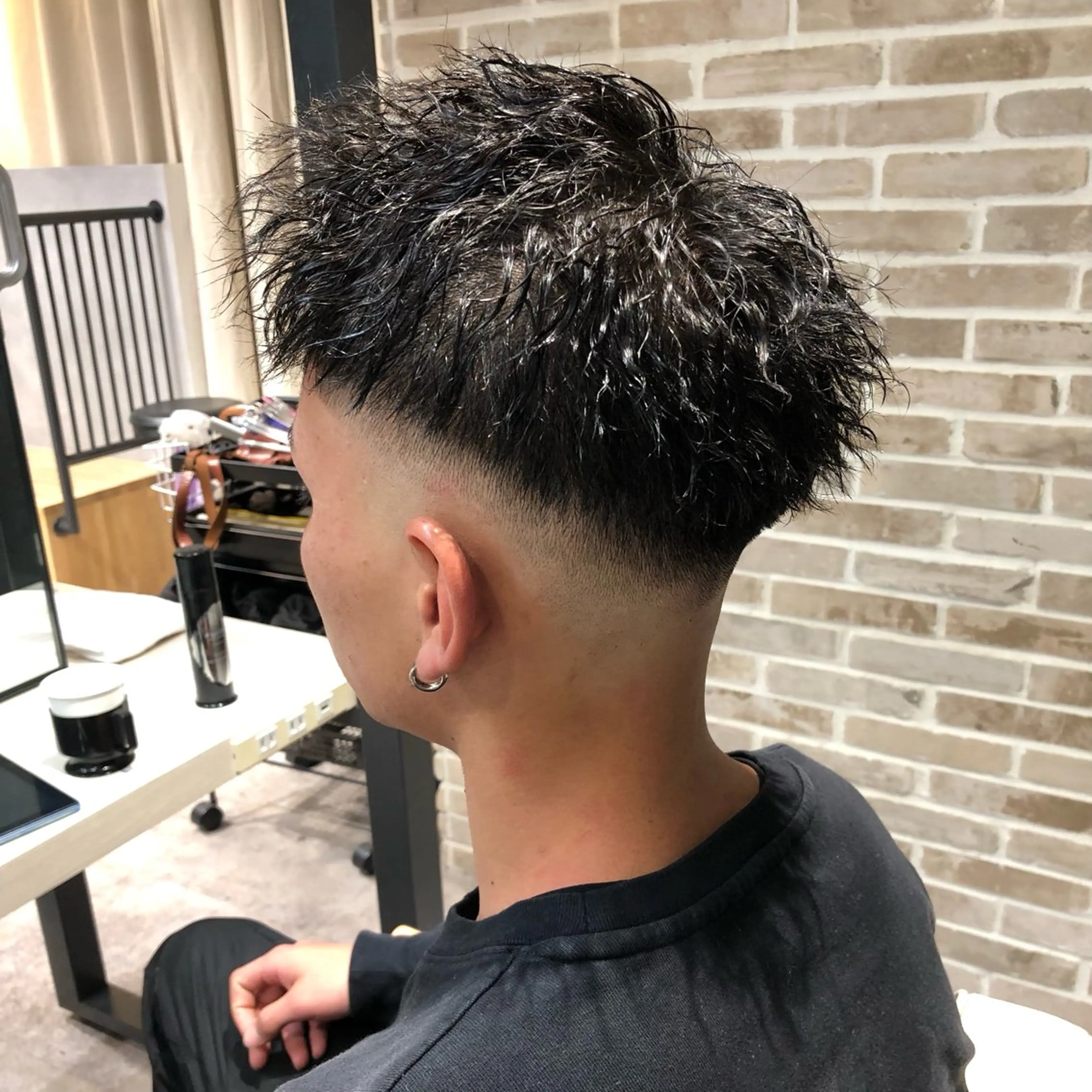 パーマ メンズ カット パーマ ⭐️TOSHIKI メンズパーマオタク⭐のヘアスタイル