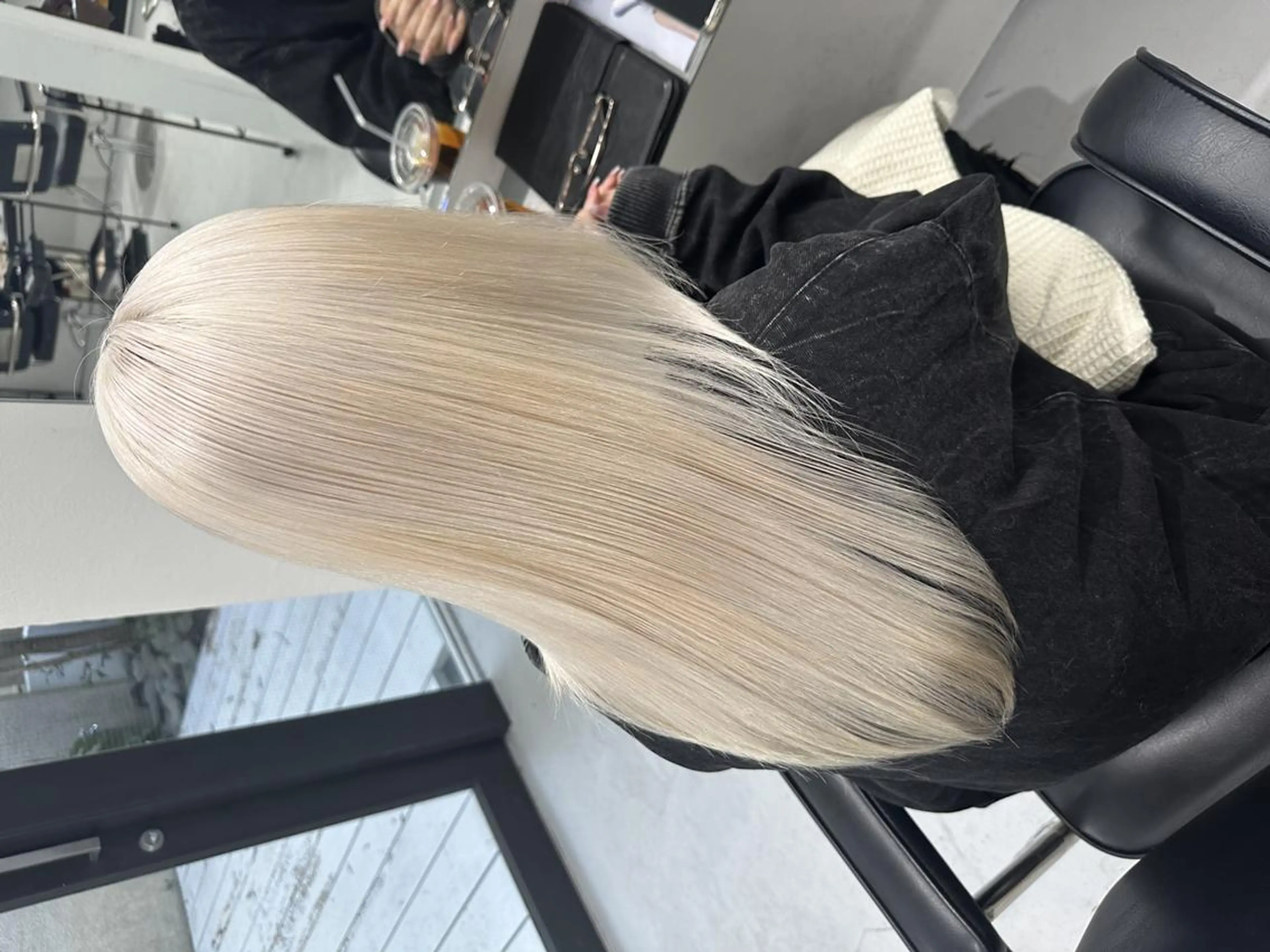 ロング ヘアカラー トリートメント ベージュカラー/ 新潟/万代/なお🎀のヘアスタイル