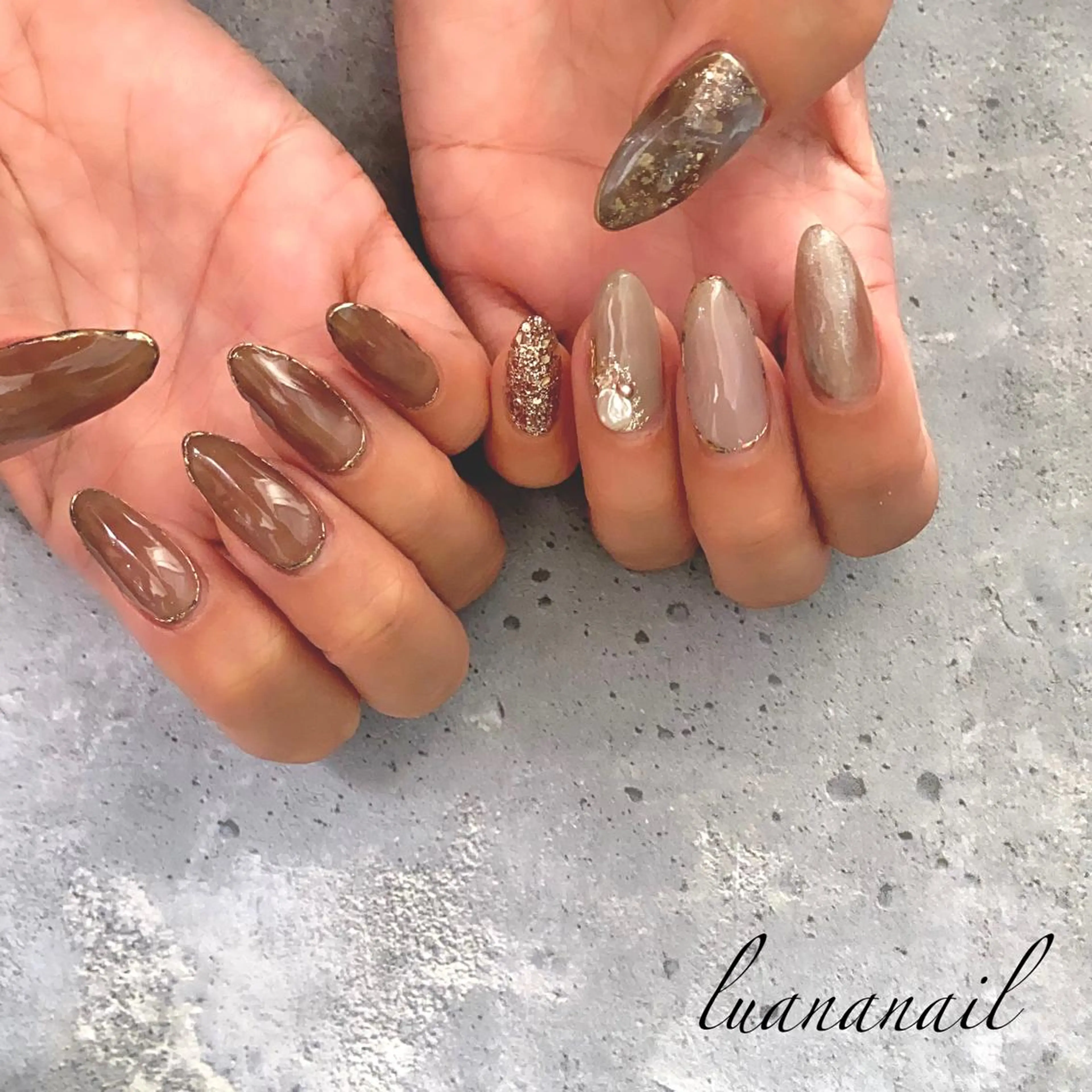 ネイル ハンドネイル luana nailのネイルデザイン