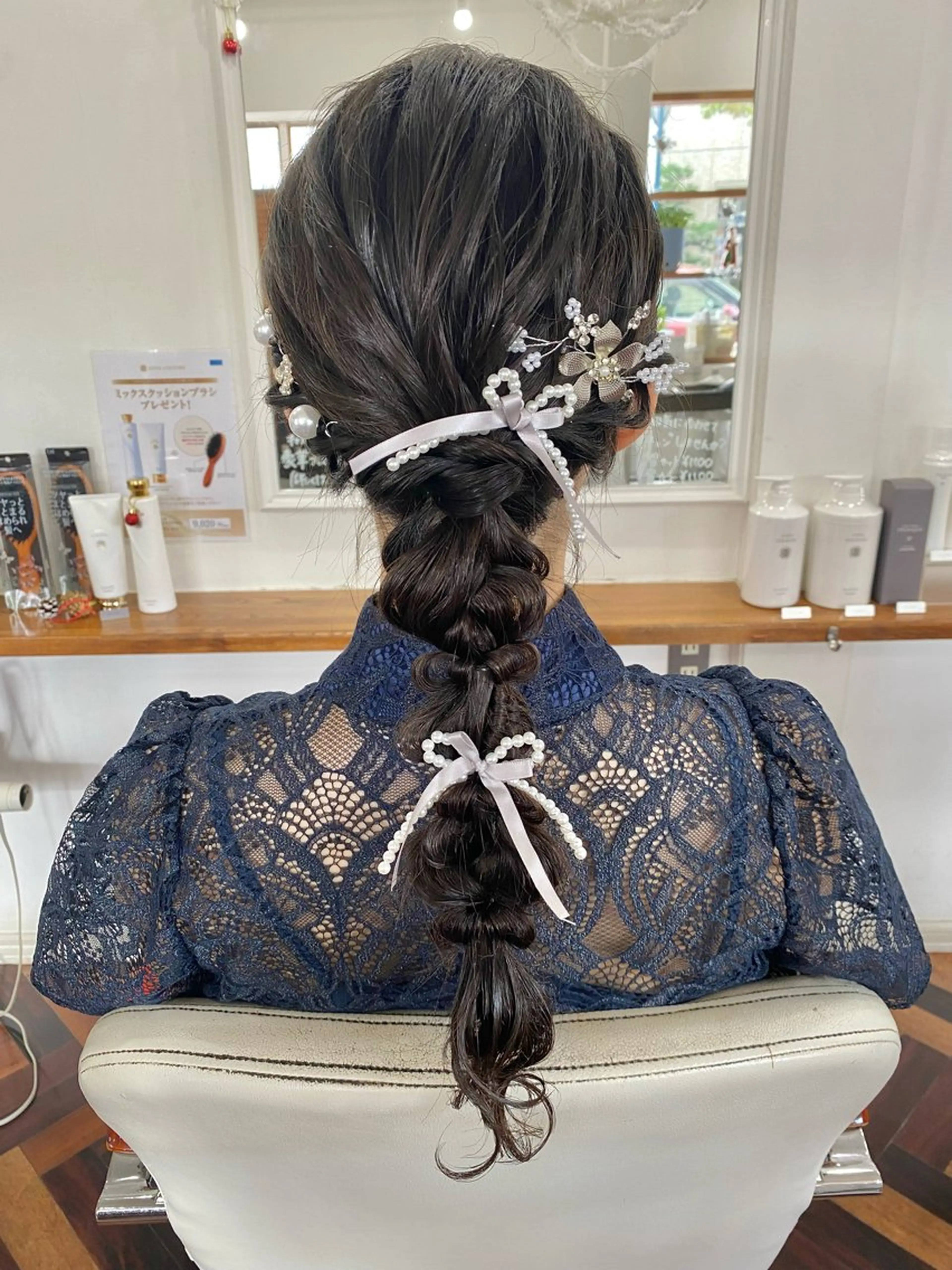 ロング ヘアアレンジ ヘアセット Kazaoka Saraのヘアスタイル