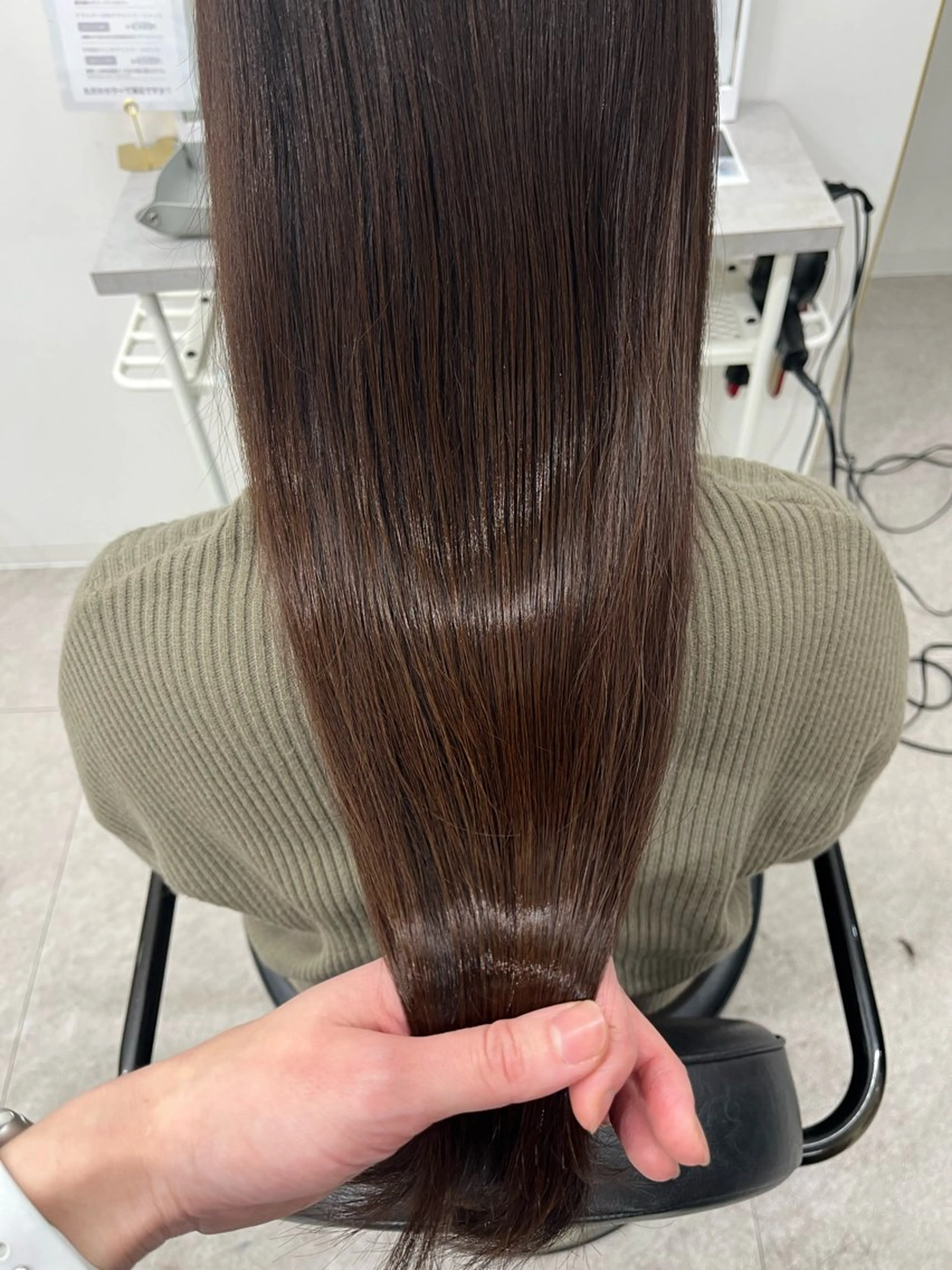 ロング カラー ブラウンカラー 🫧ぷる艶カラー🫧 Yuubi🦩のヘアスタイル