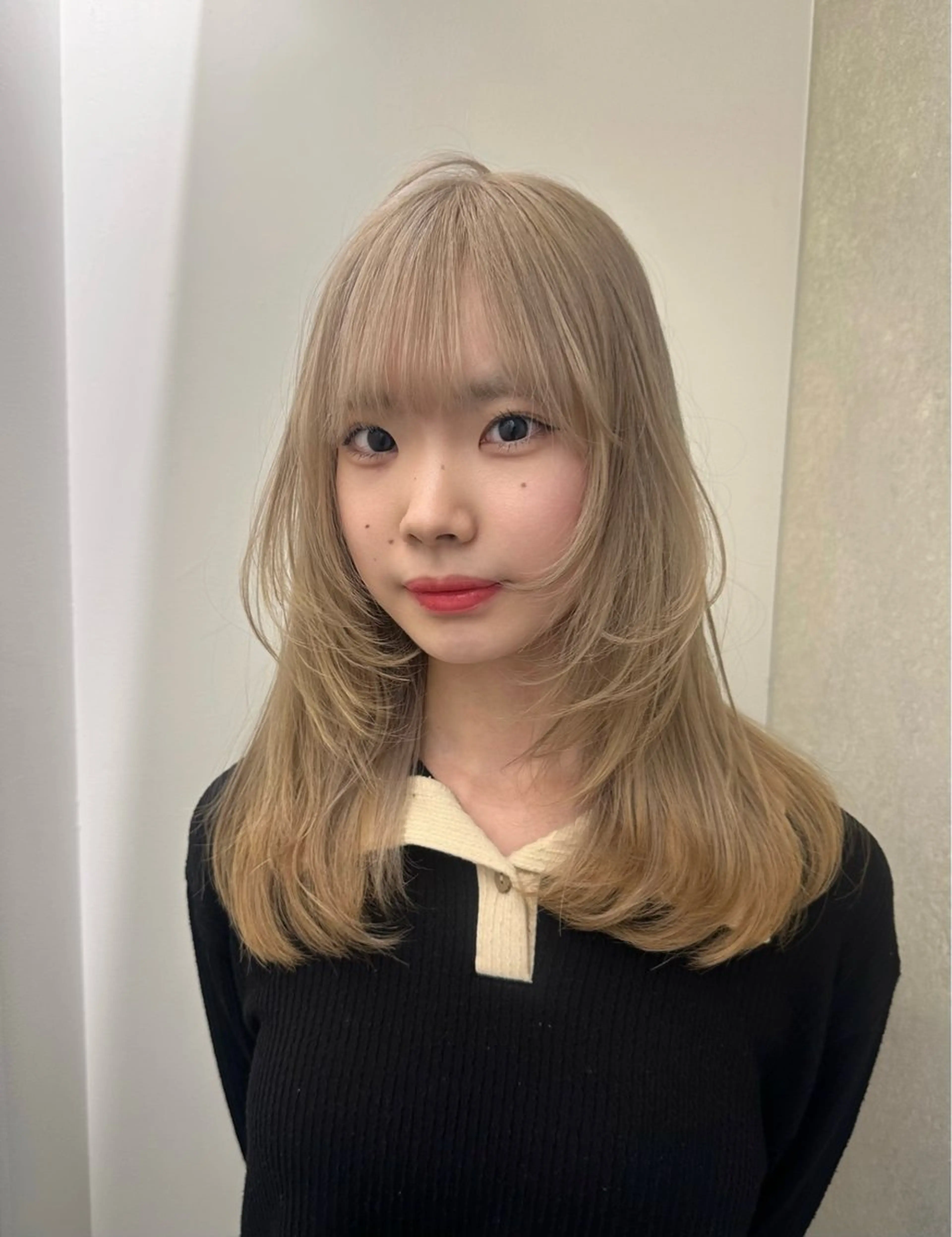 ロング カラー ヘアアレンジ 韓国ヘアメンズ・レデ ィース特化ミクのヘアスタイル