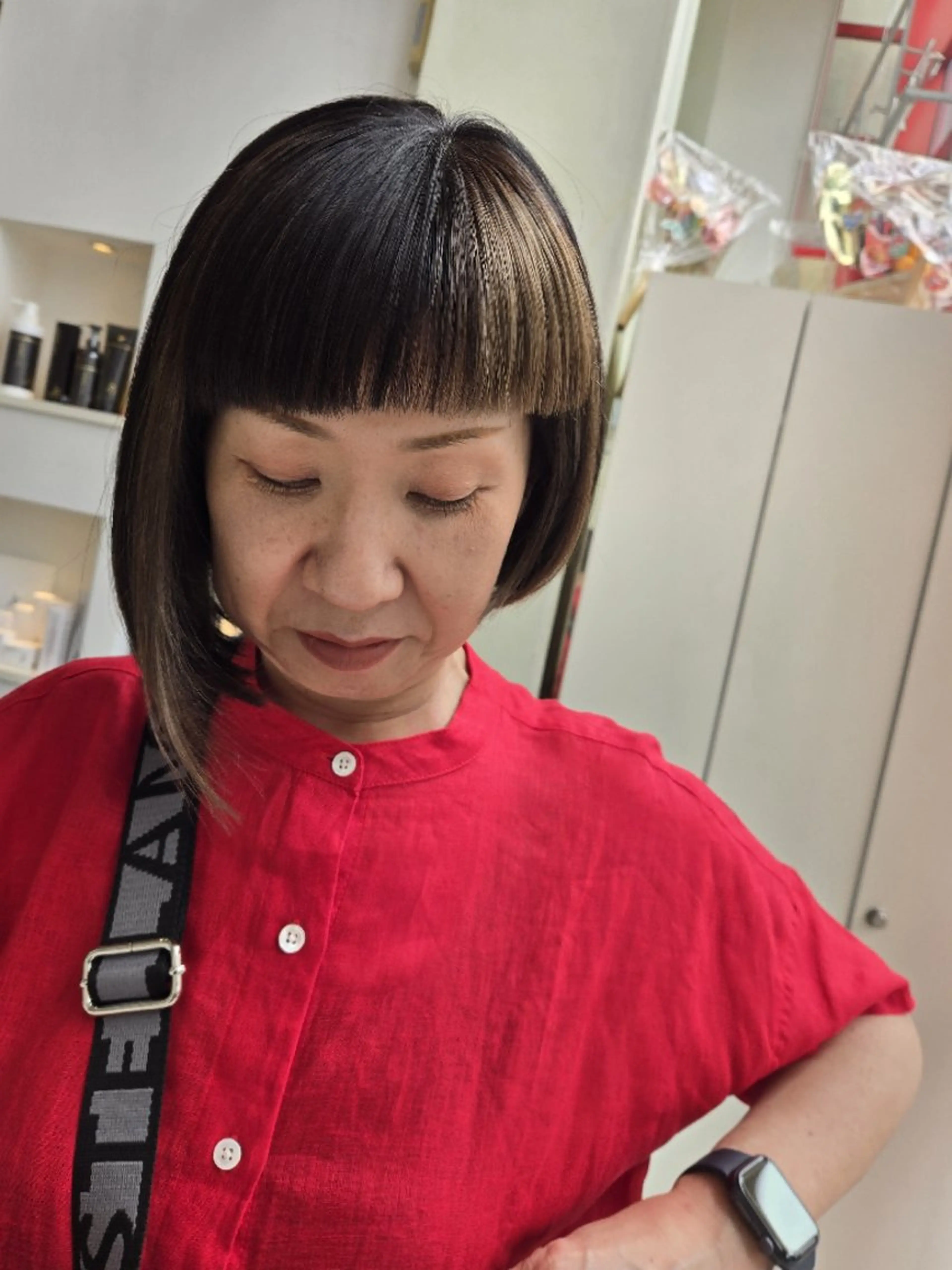 ショート カラー カット ヘアカラー トリートメント 遠藤 史秋のヘアスタイル