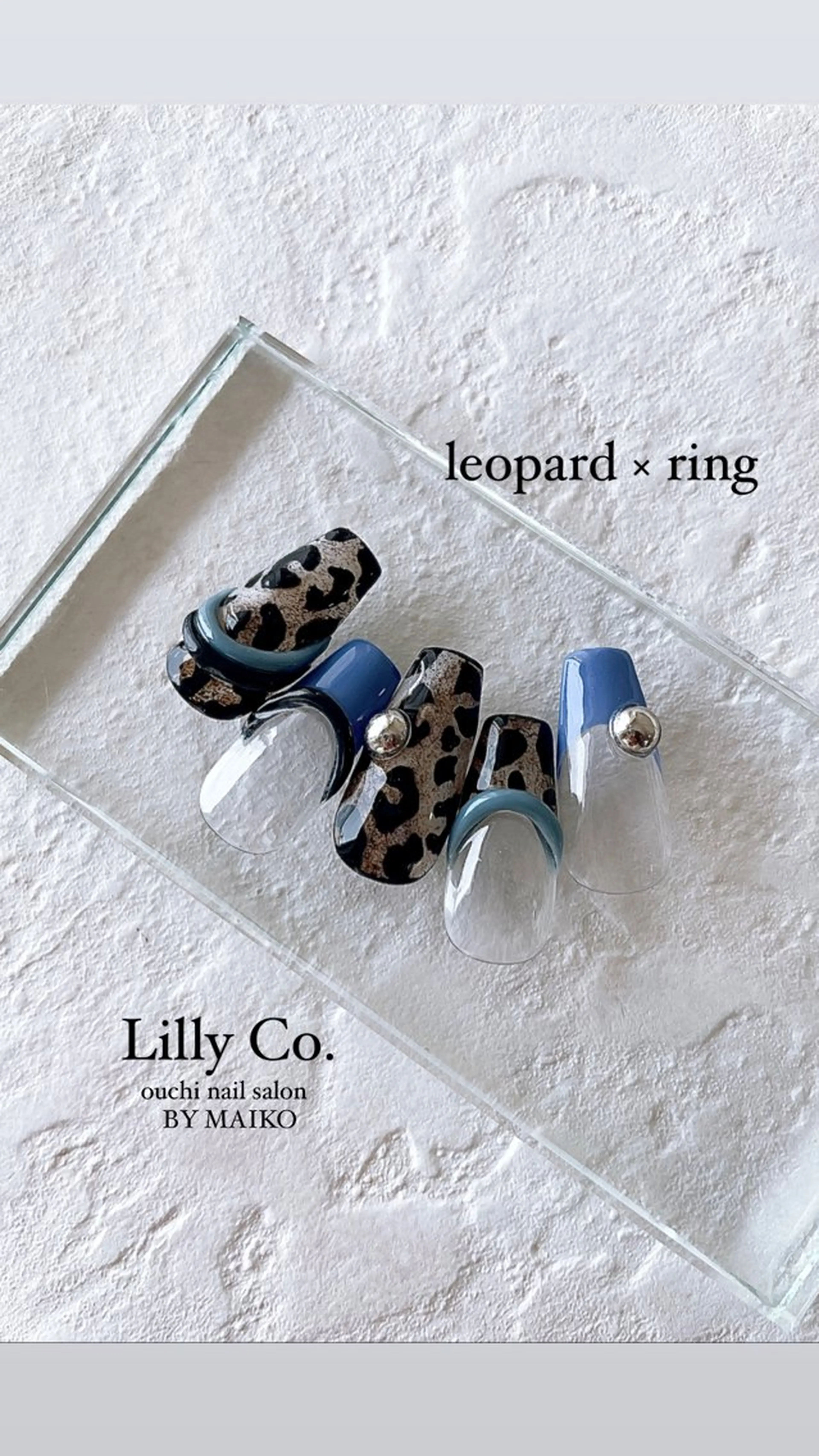 ネイル アニマル柄 ハンドネイル ハンドケア Lilly Co.のネイルデザイン