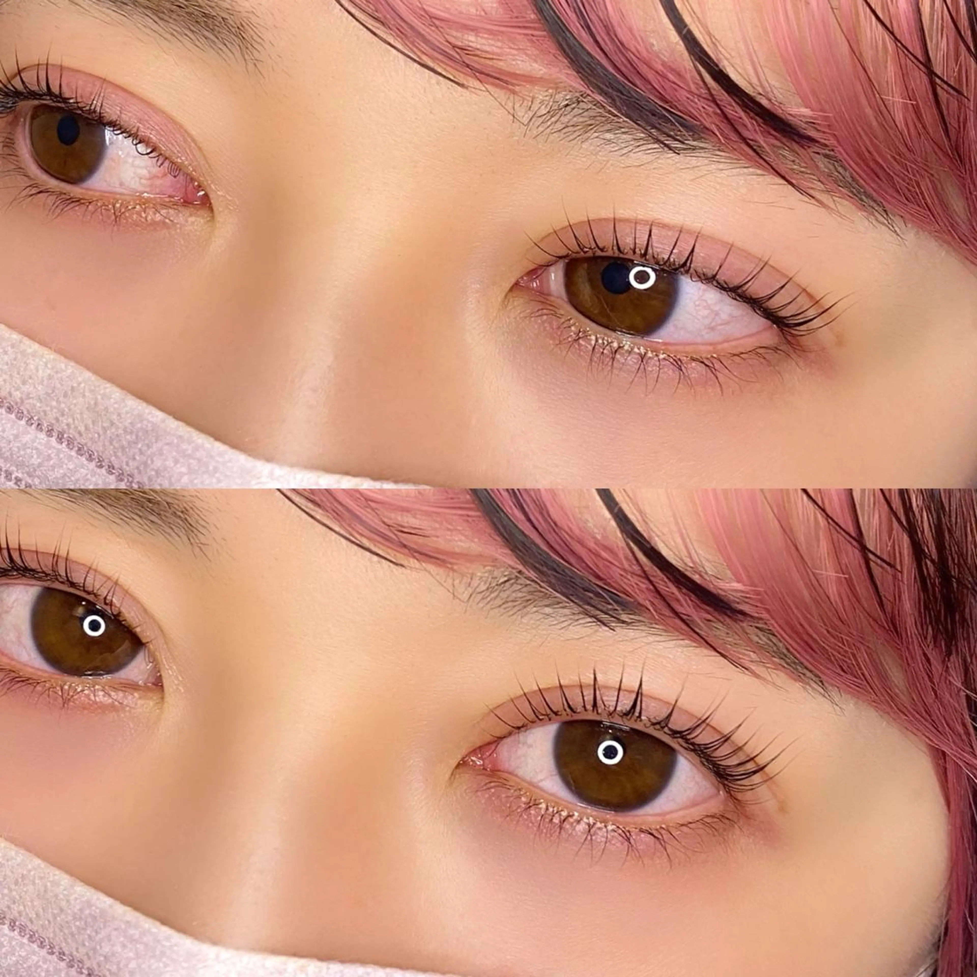 マツエク・マツパ パリジェンヌラッシュリフト 一重×まつ毛パーマ S. Terashimaのマツエク・マツパデザイン