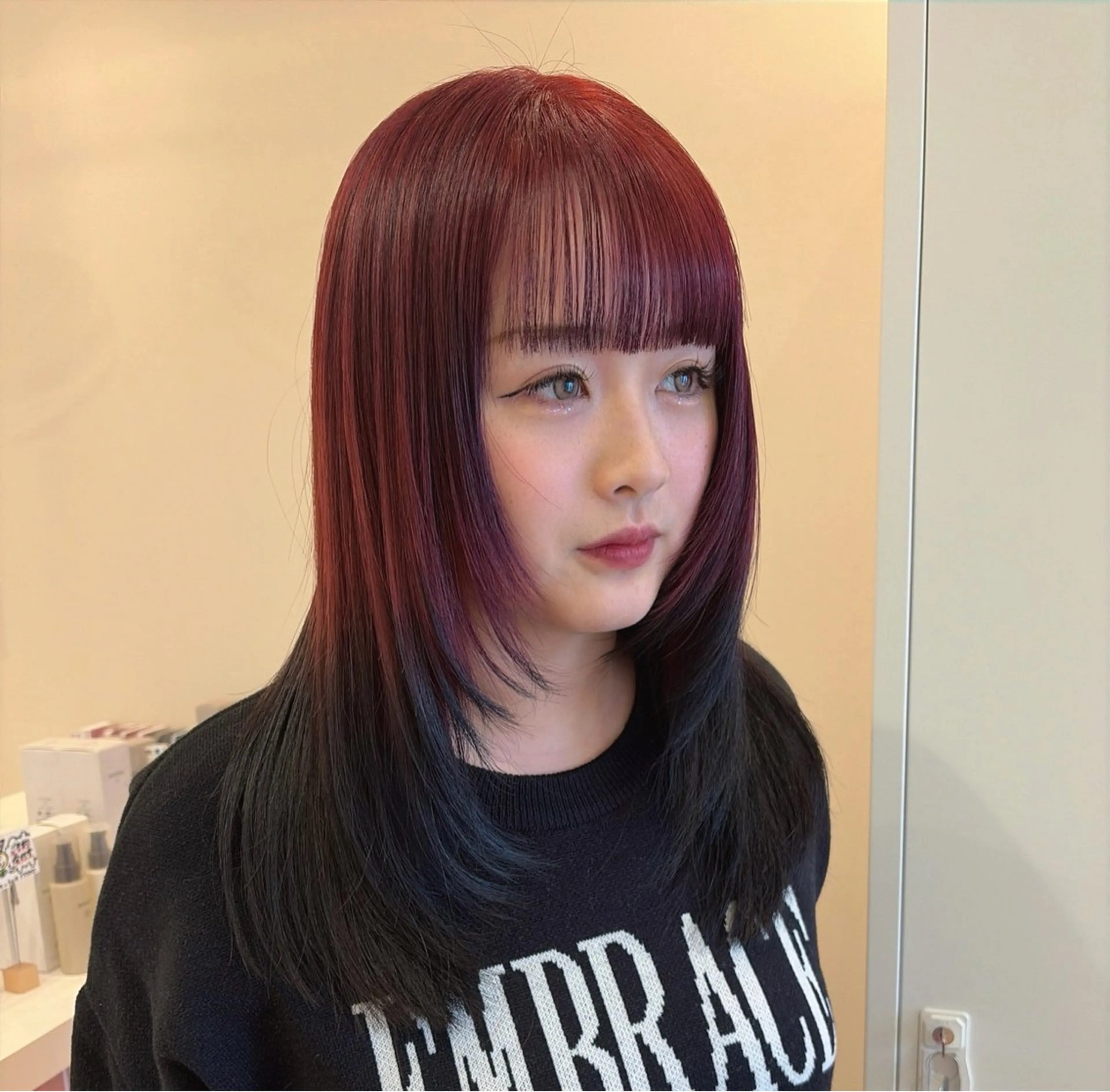 ロング カット ヘアカラー トリートメント ａｉｋａ🐩 /艶カラー/レイヤーのヘアスタイル