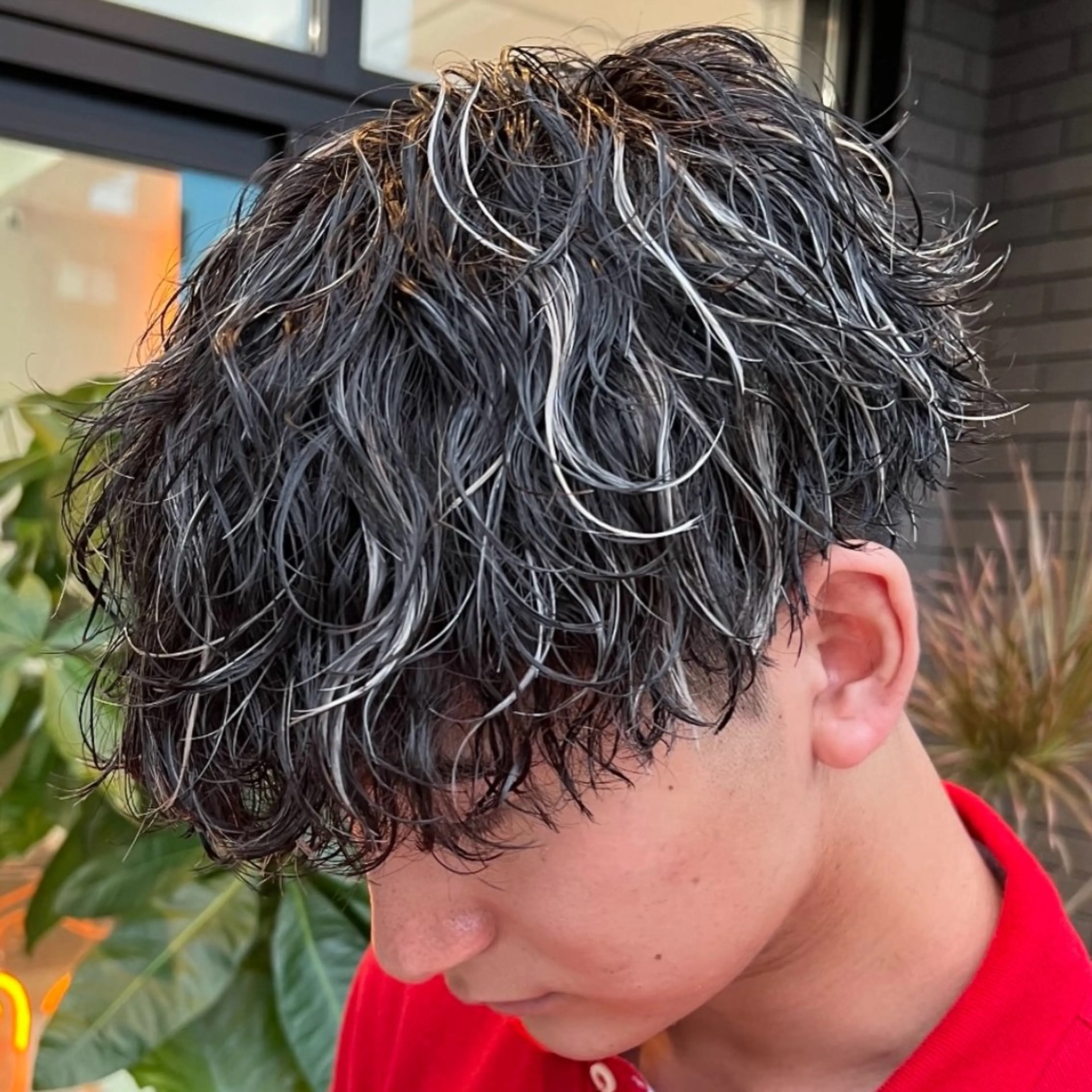 ミディアム カラー ヘアアレンジ メンズ fifth 石川 凪のヘアスタイル