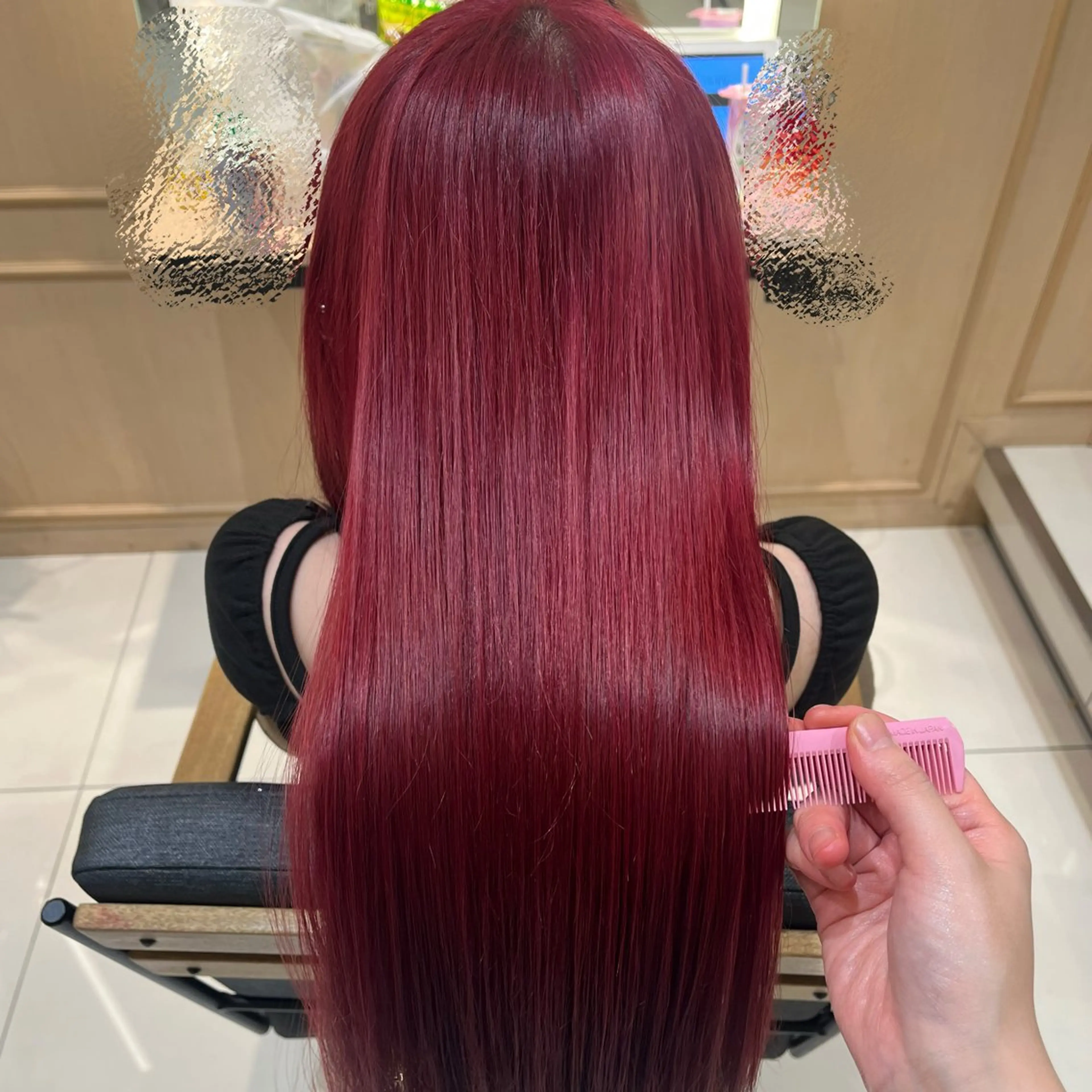 ロング カラー ヘアカラー 【モデル様大募集中】 了戒美希//伊勢原のヘアスタイル