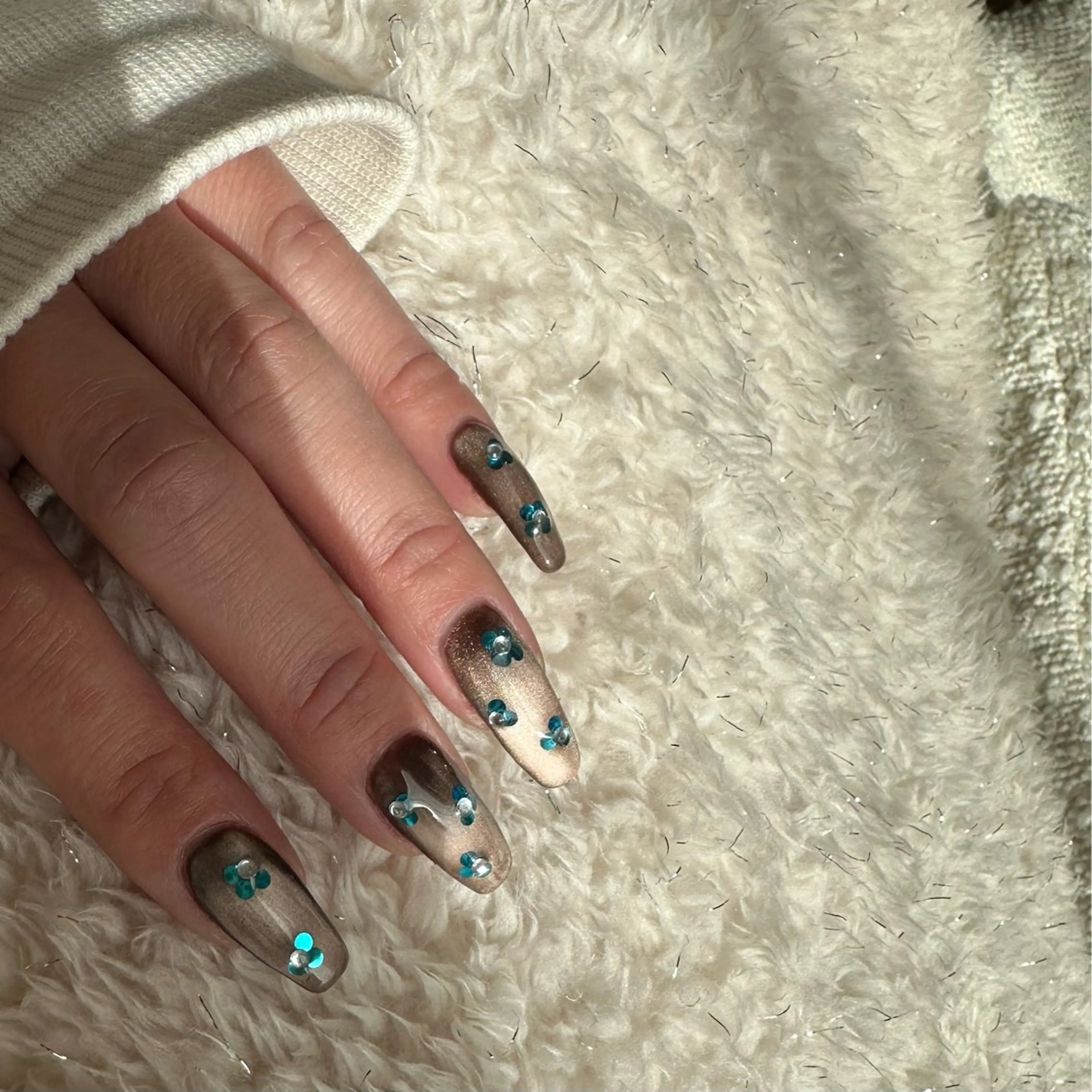 ネイル ブラウン moii. ⌇manamiのネイルデザイン