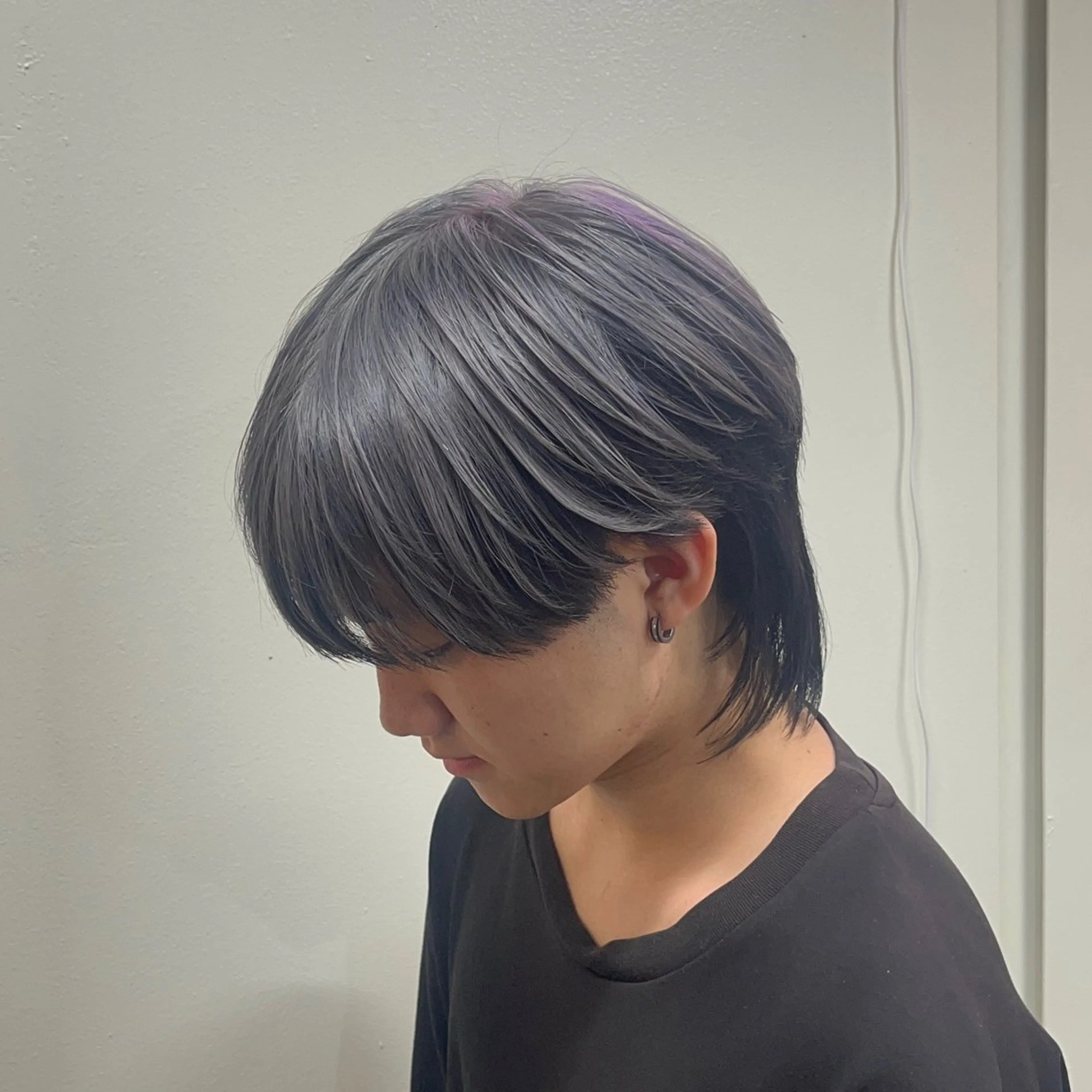 ショート カラー メンズ ブルーカラー 🦄カイ/メンズ 韓国ヘア/メイク🦄のヘアスタイル