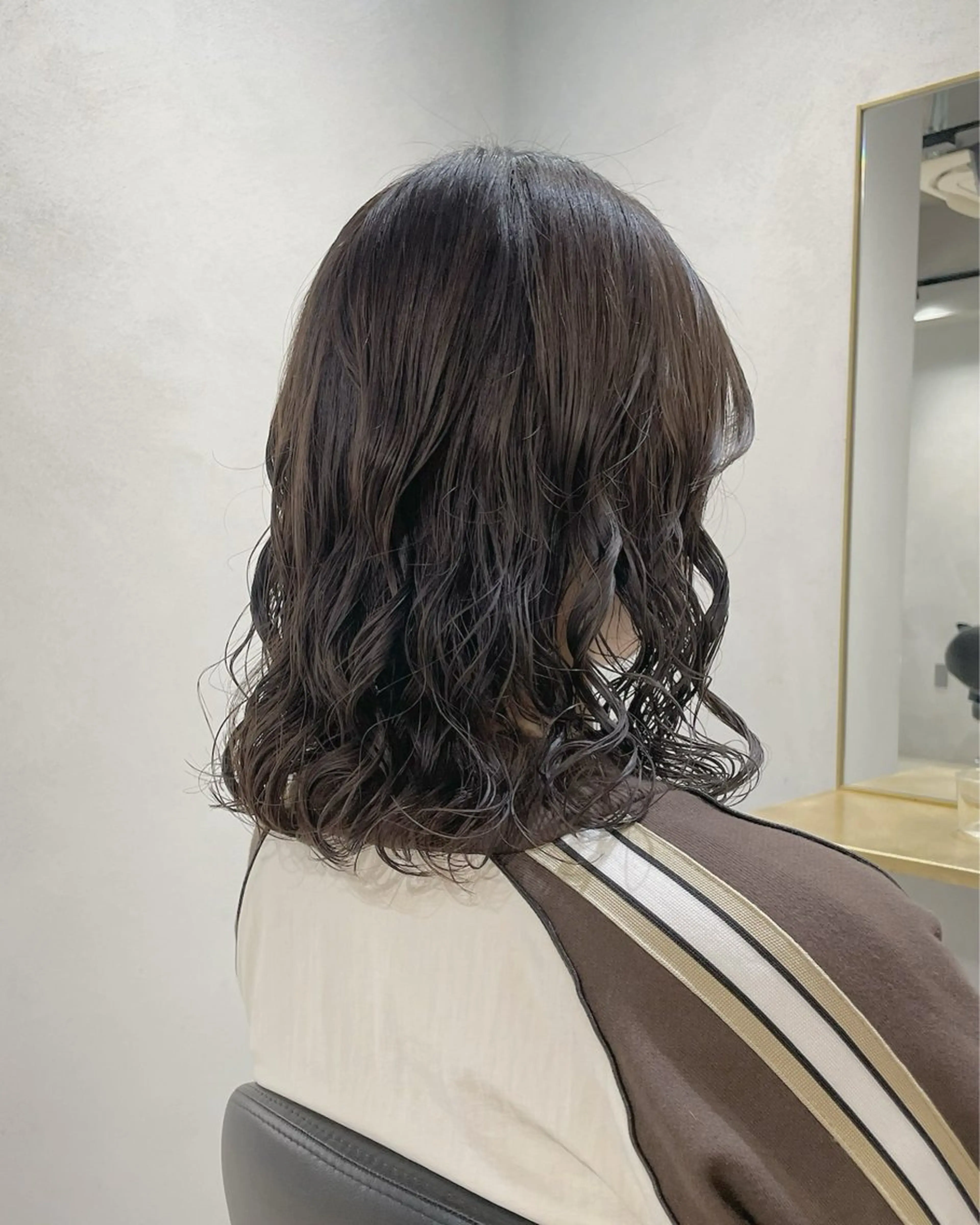 ミディアム パーマ ミディアムパーマ 髪質改善 縮毛矯正 デジタルパーマ 【表参道】Ruri デジタルパーマのヘアスタイル