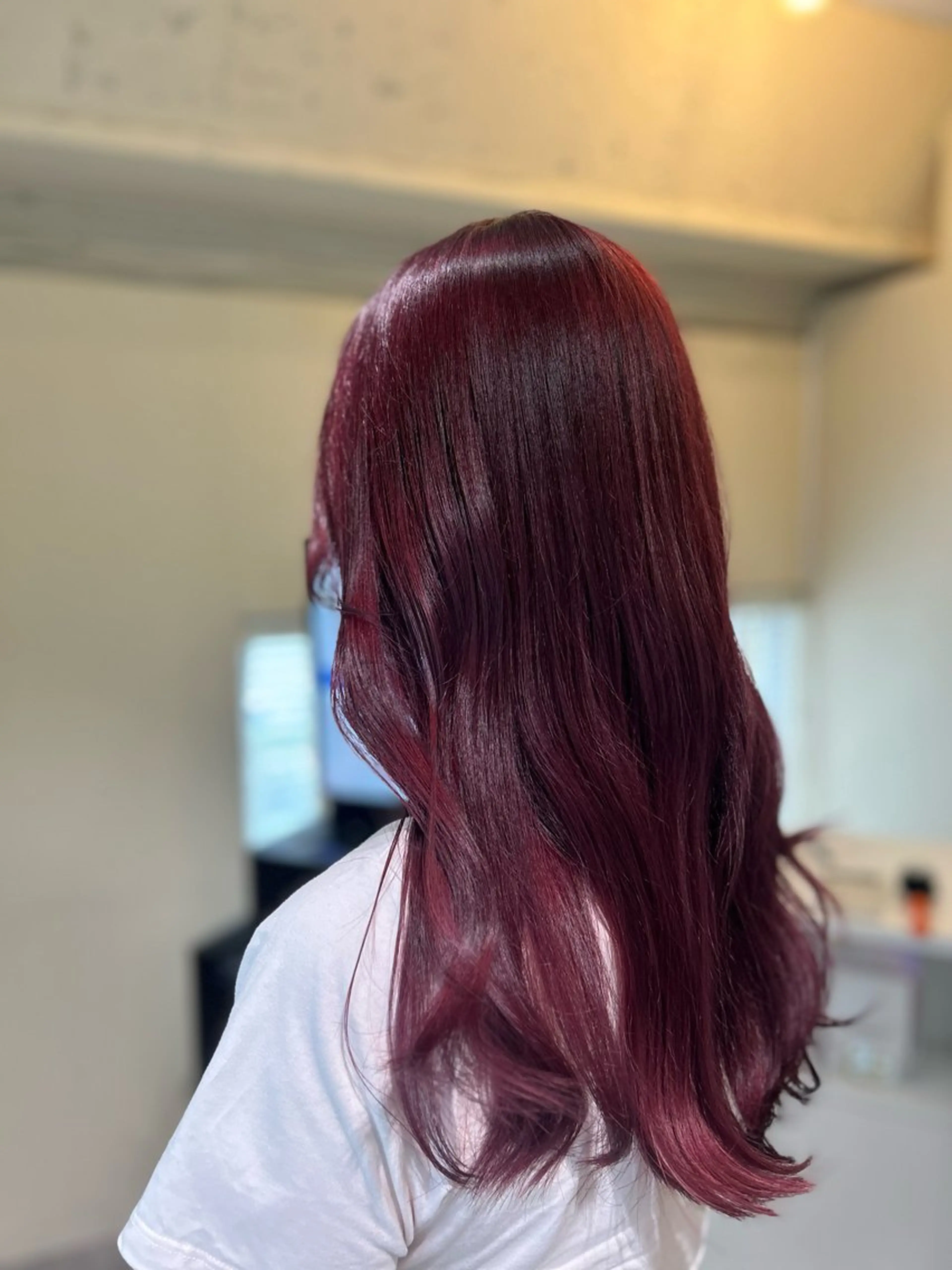 ロング カラー アディクシーカラー ブリーチ ケアブリーチ デザインカラー ハイライトカラー レイヤーカット //金子 聖汰のヘアスタイル