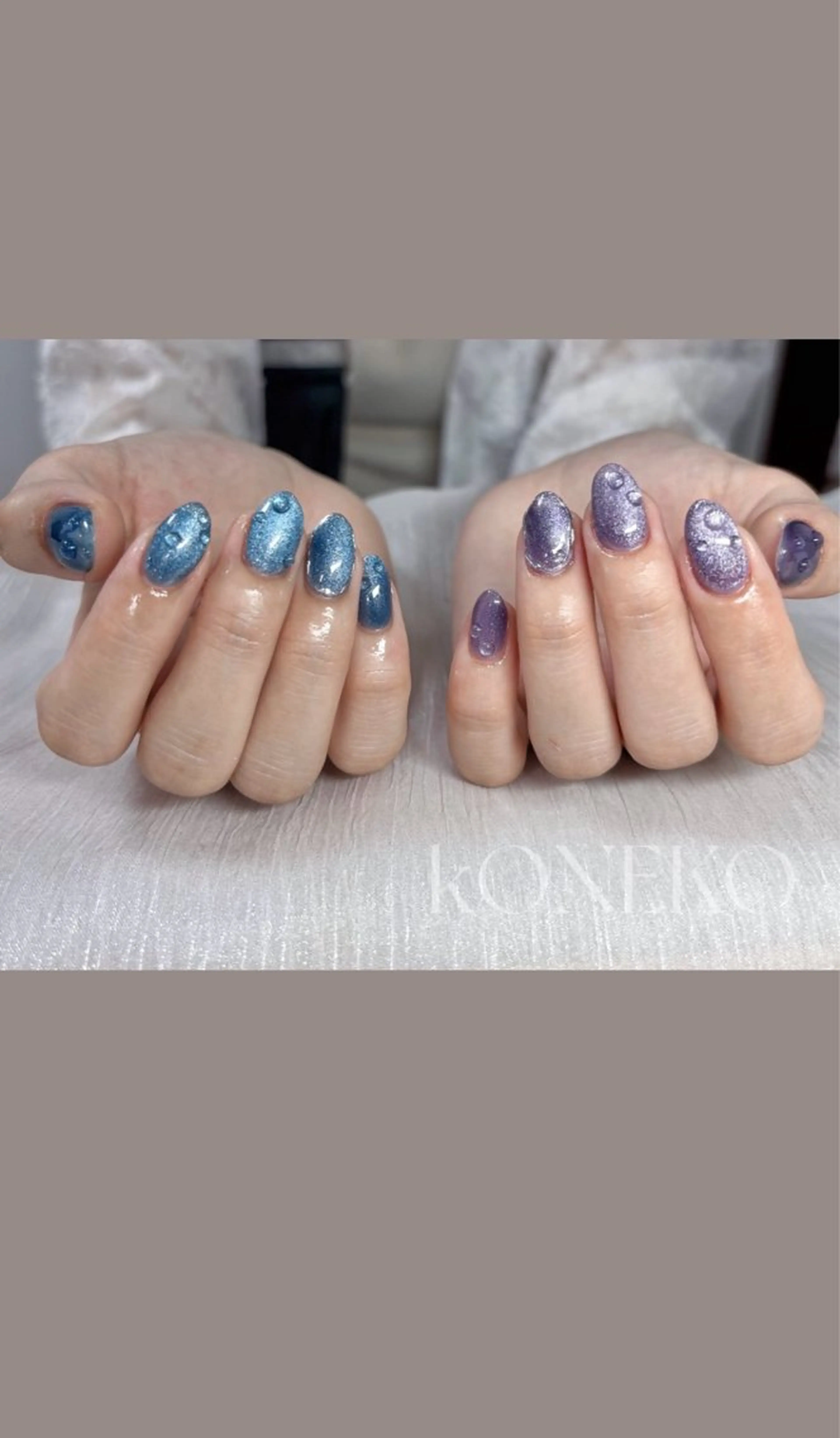 ネイル コネコネイルサロン モデル用のネイルデザイン