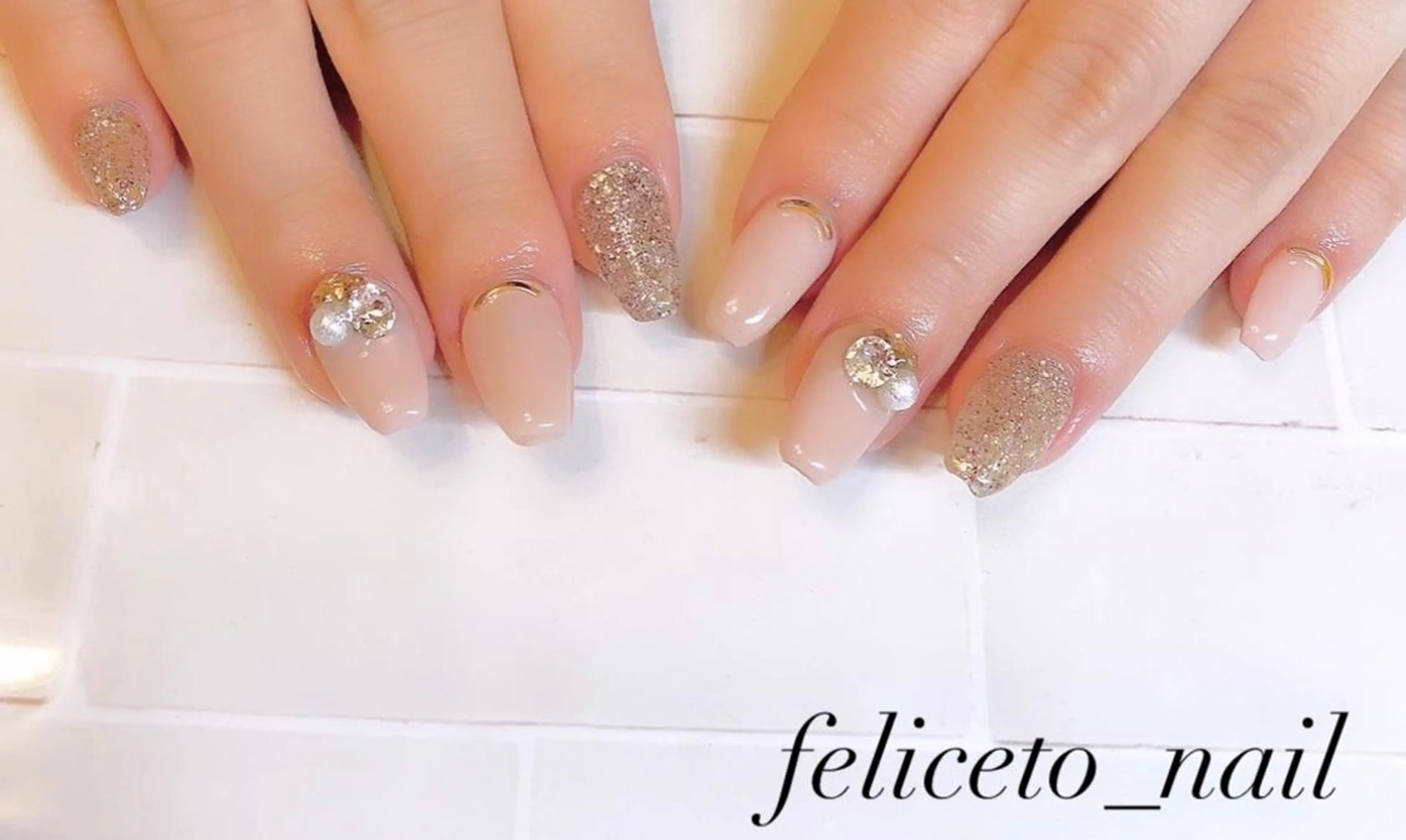 ネイル スクエアネイル feliceto_nail所属・Honokaホノカ nailのエステ・リラクイメージ