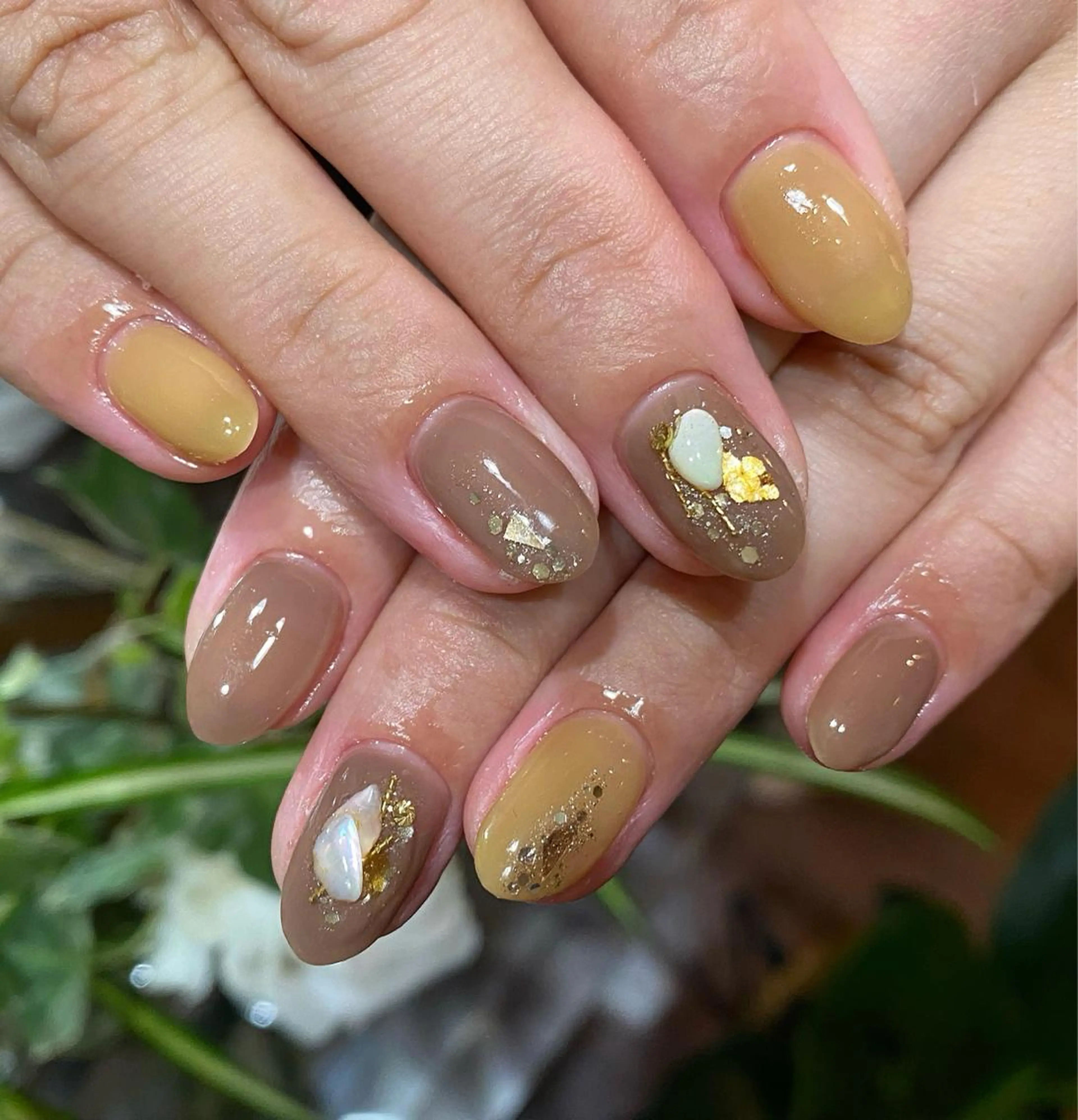 ネイル crystal ⭐︎ colorのネイルデザイン