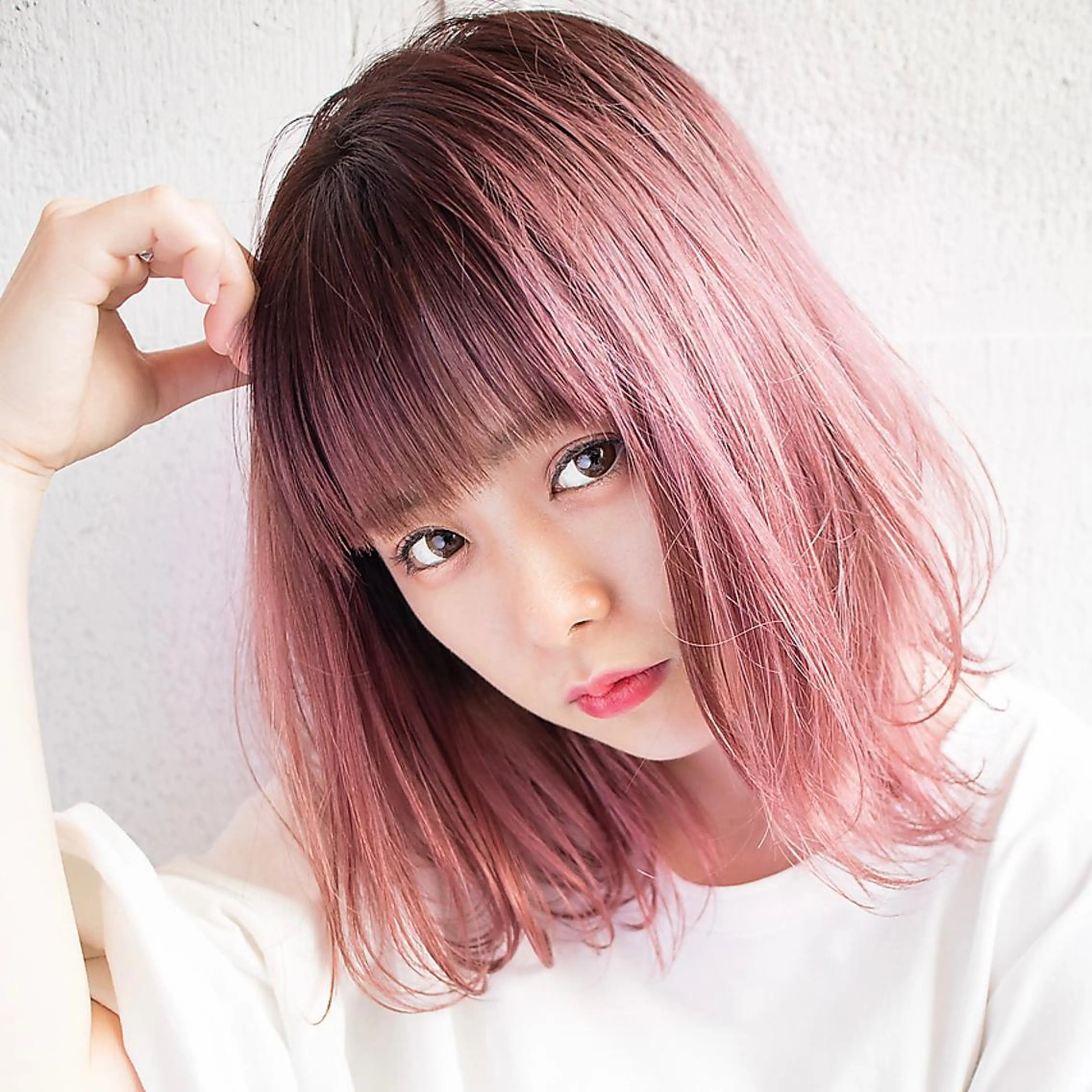 ミディアム カラー ヘアアレンジ 🫧縮毛矯正/髪質 改善🫧熊野未来のヘアスタイル