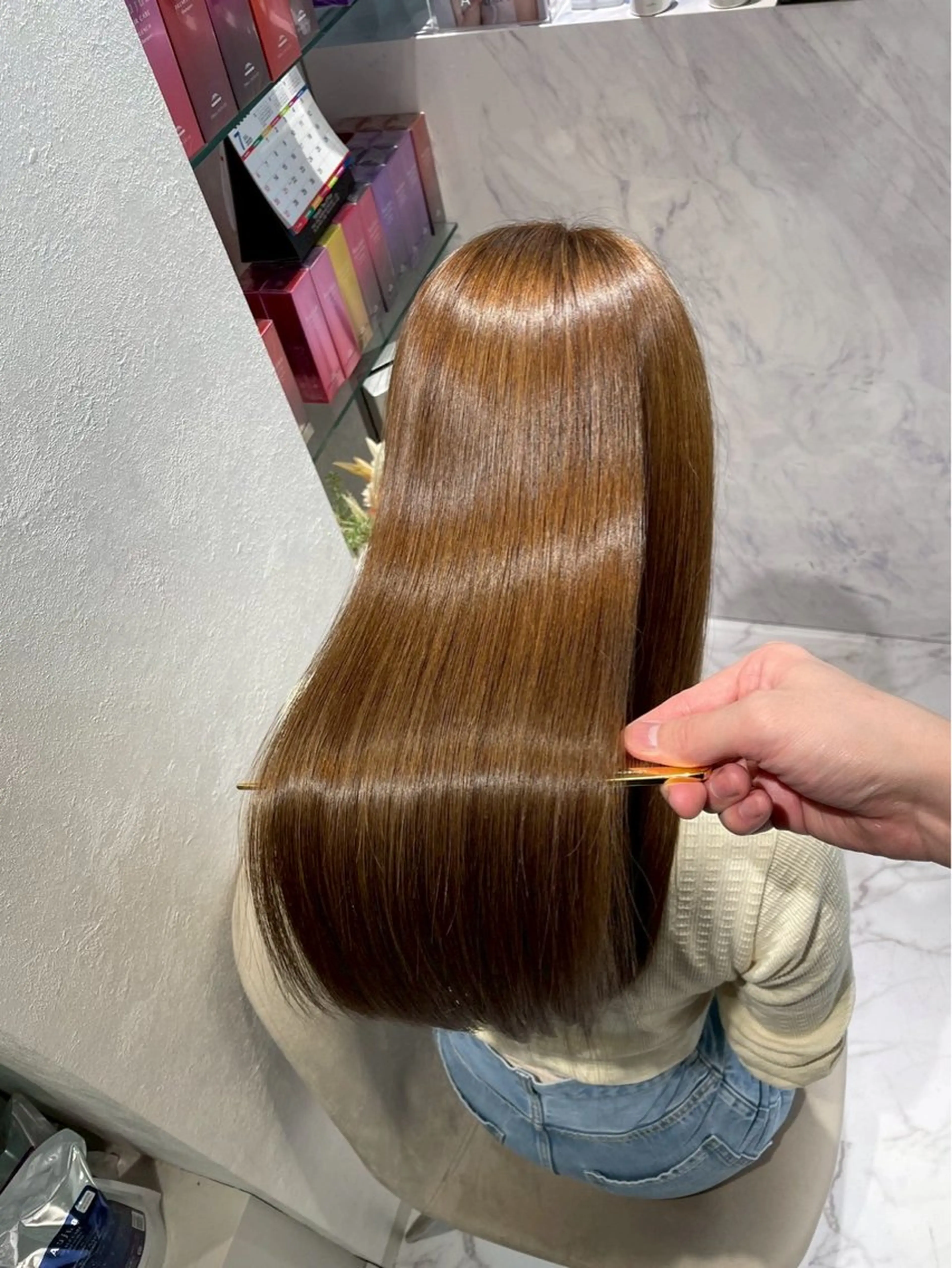 ロング 髪質改善 トリートメント 髪質改善特化 /美髪矯正/ちあきのヘアスタイル