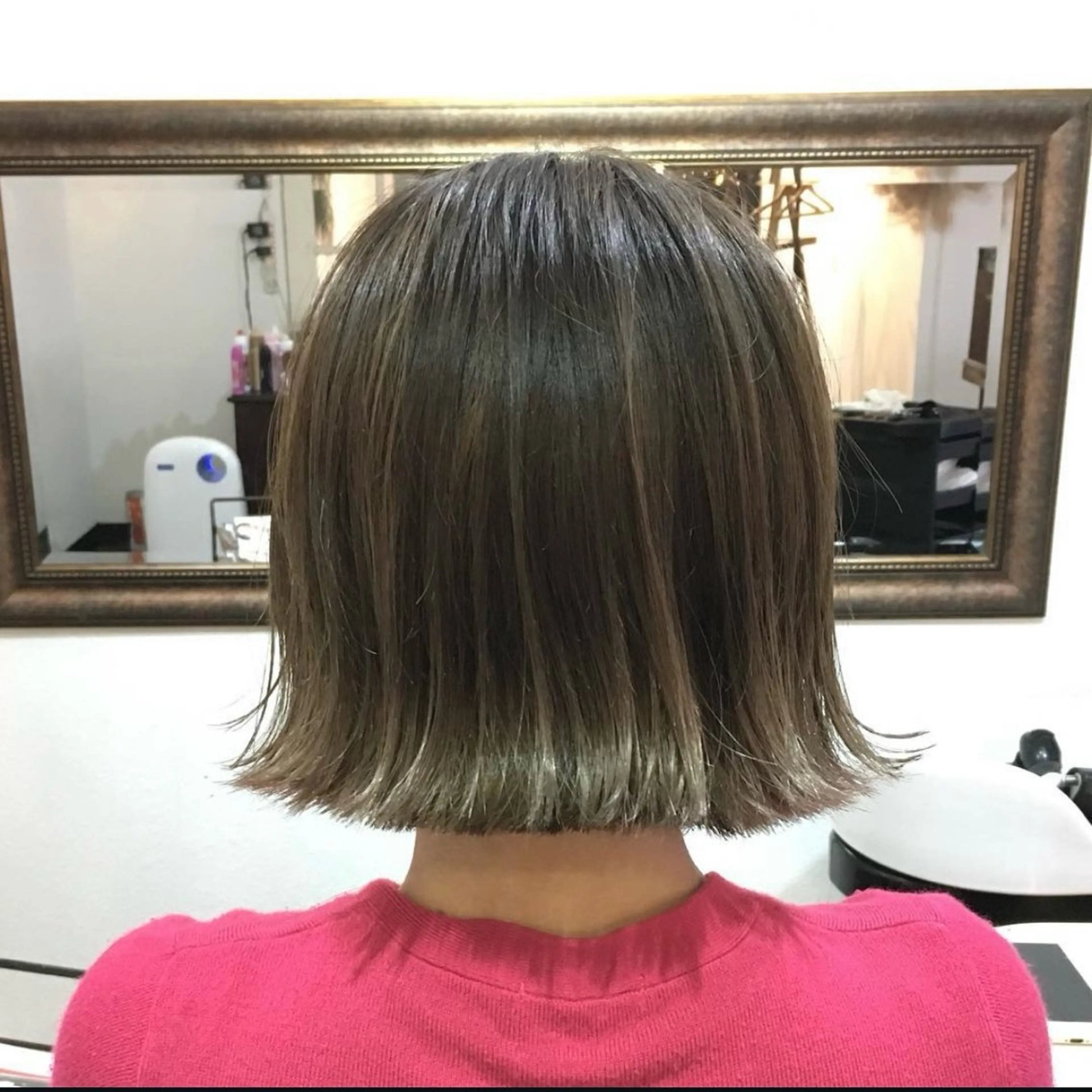 ミディアム カラー hair&make chambreのヘアスタイル