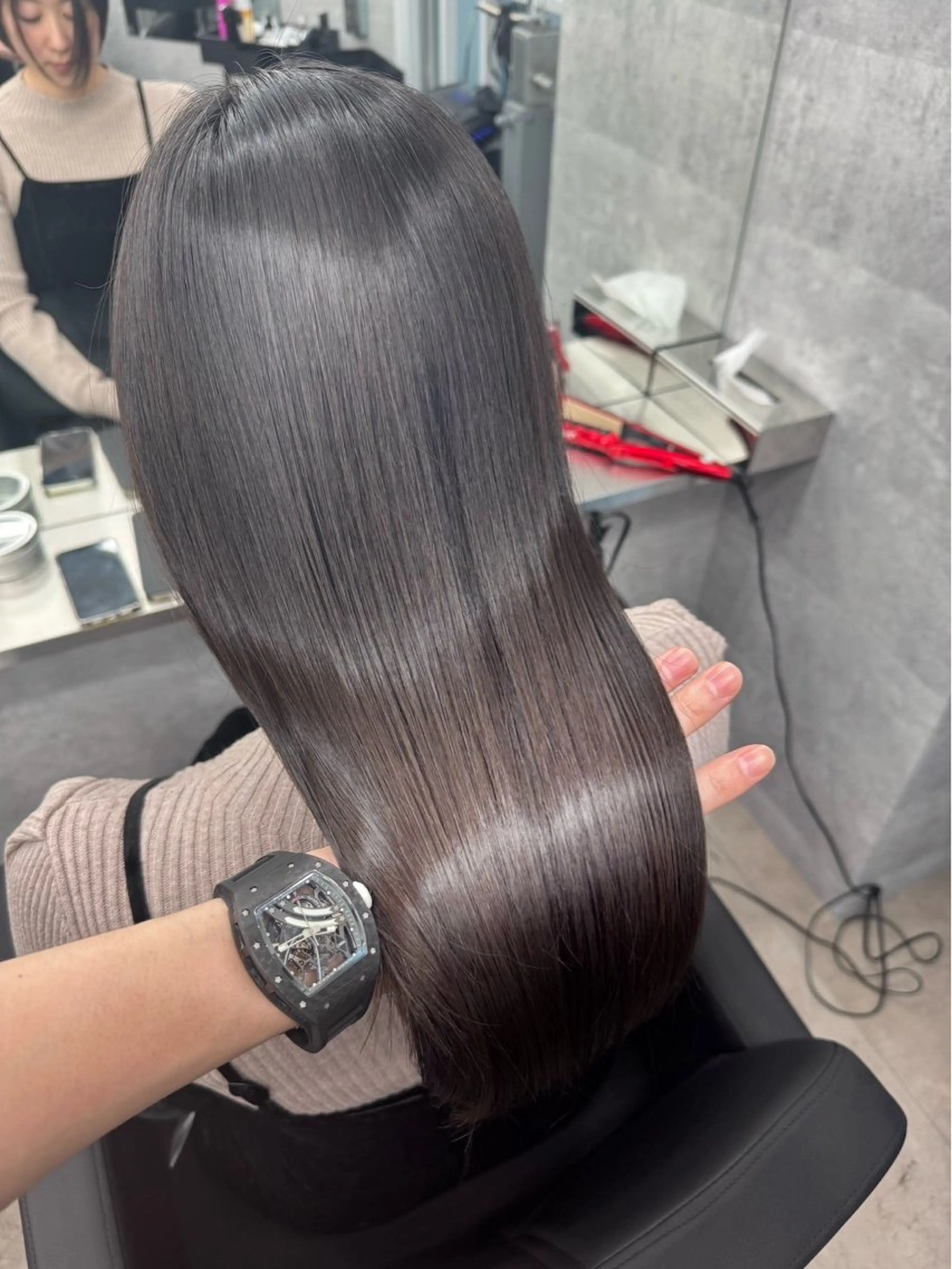 ロング カラー パーマ 🌈艶髪/髪質改善 新宿itouのヘアスタイル