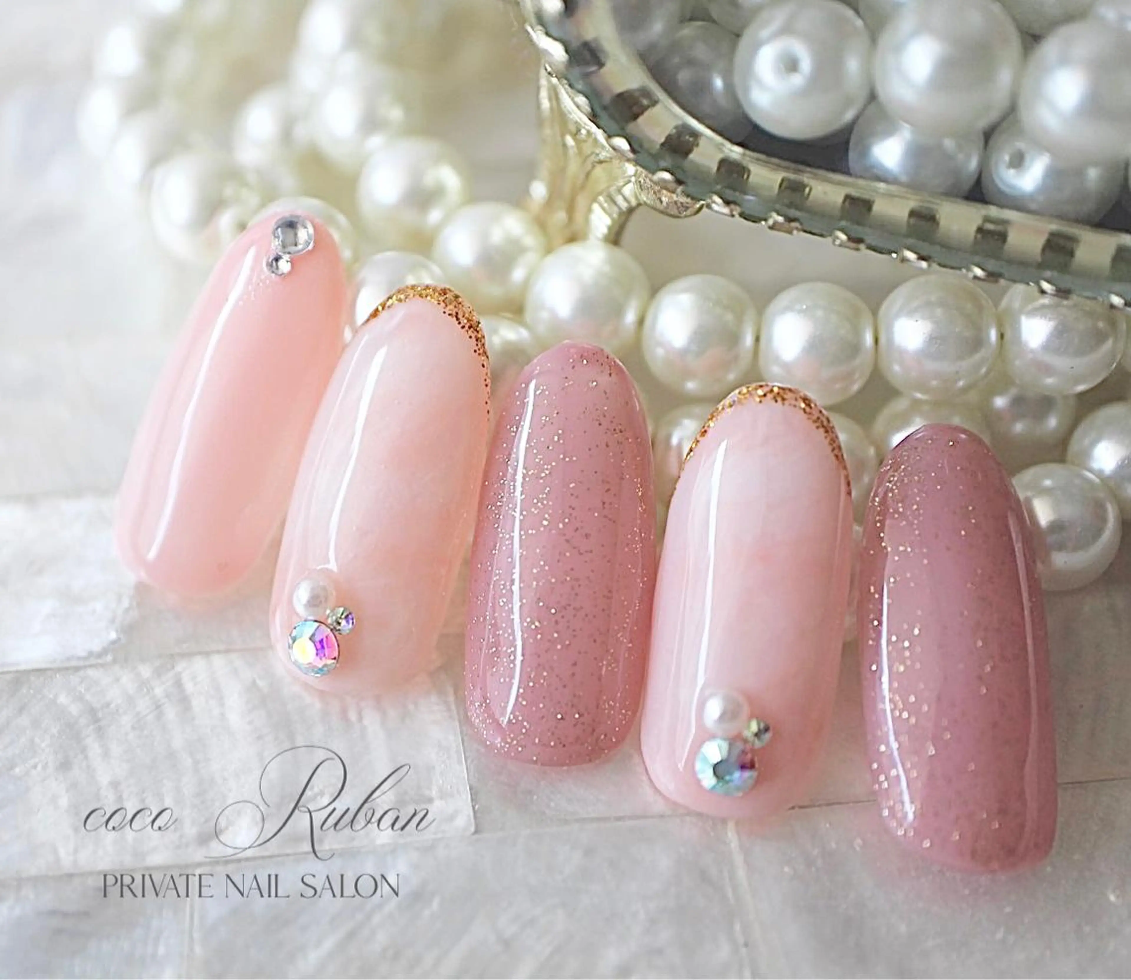 ネイル 自爪育成ネイルサロン ココリュバンのネイルデザイン