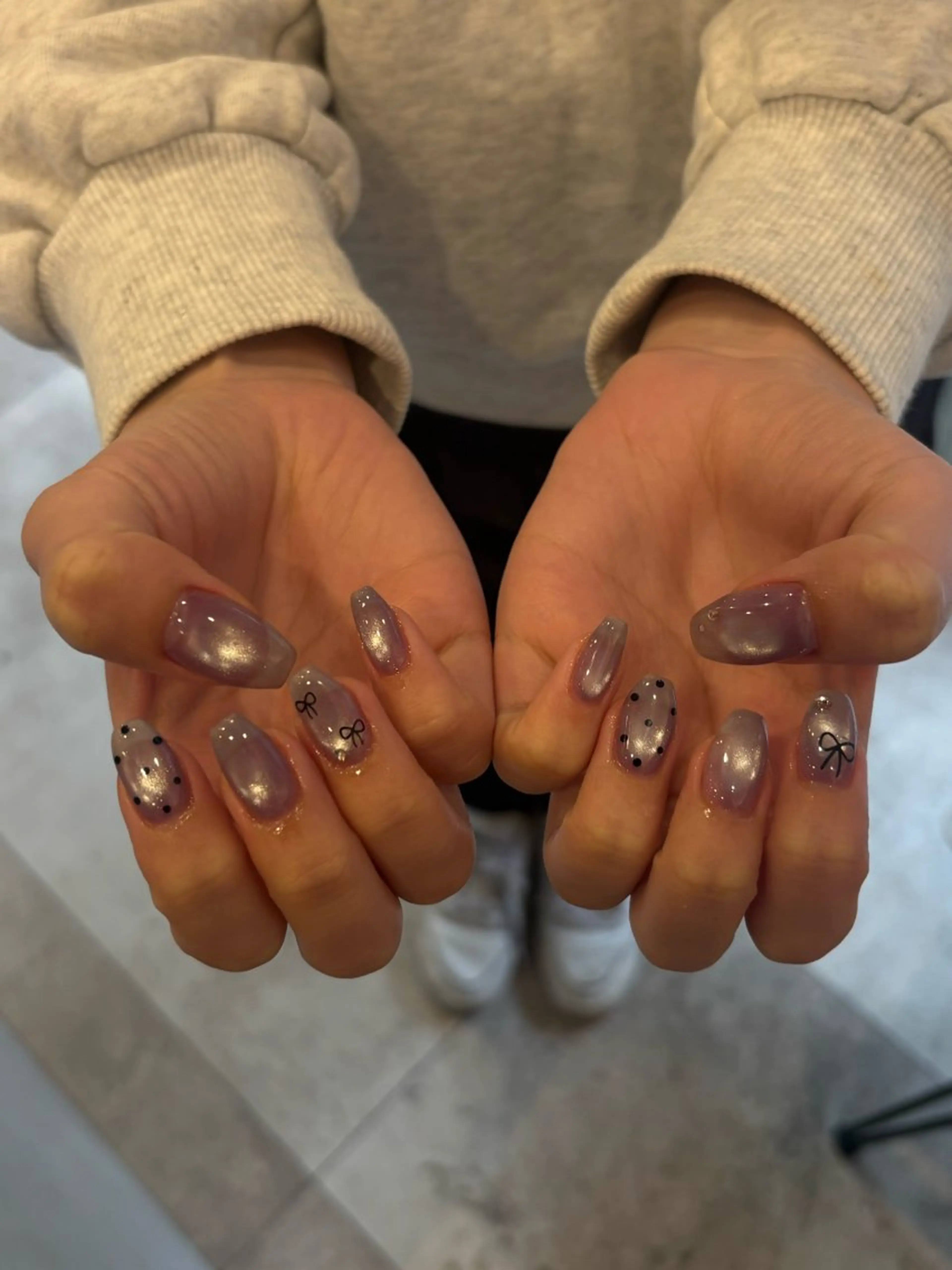 ネイル マグネットネイル 美月 ⟡.· sofaのネイルデザイン